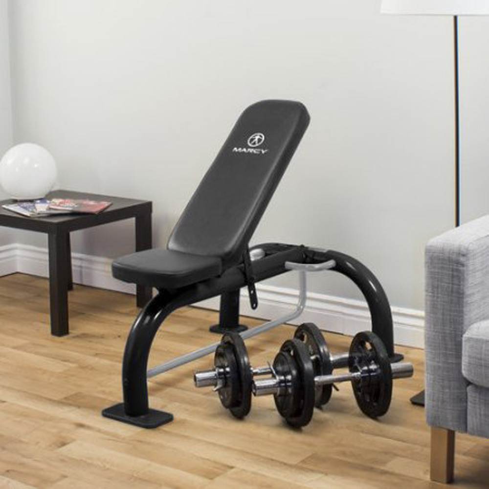 Marcy Six Position Home Gym Workout Utility Slant Board Bench (Open Box)