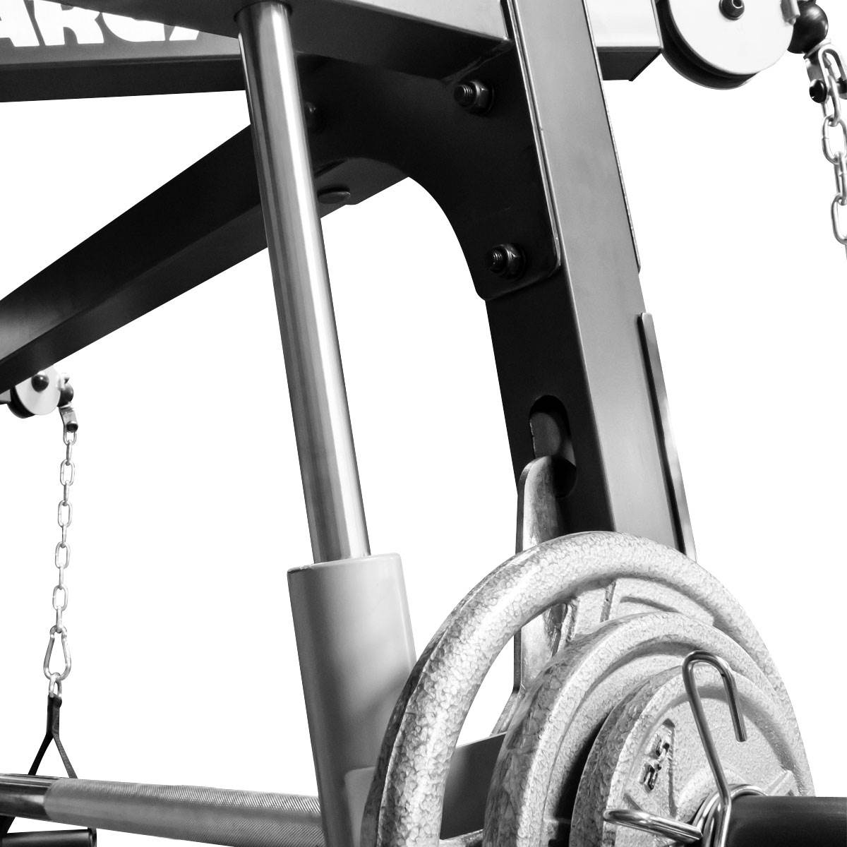 Marcy Deluxe Diamond Elite Smith Cage Workout Machine Total Body Gym (Open Box)