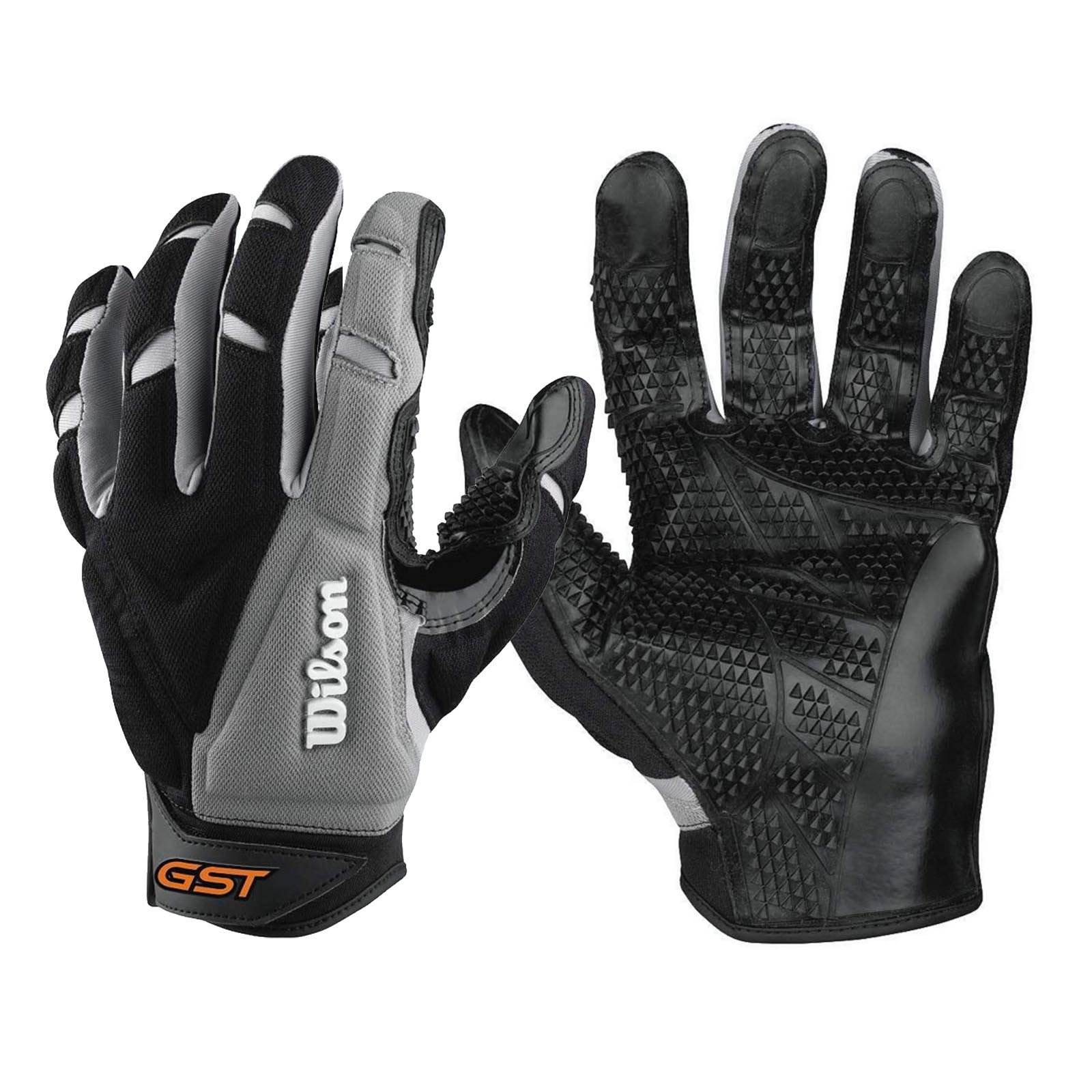 Wilson GST Trench OL/DL Line Football Gloves Adult Large (Open Box)