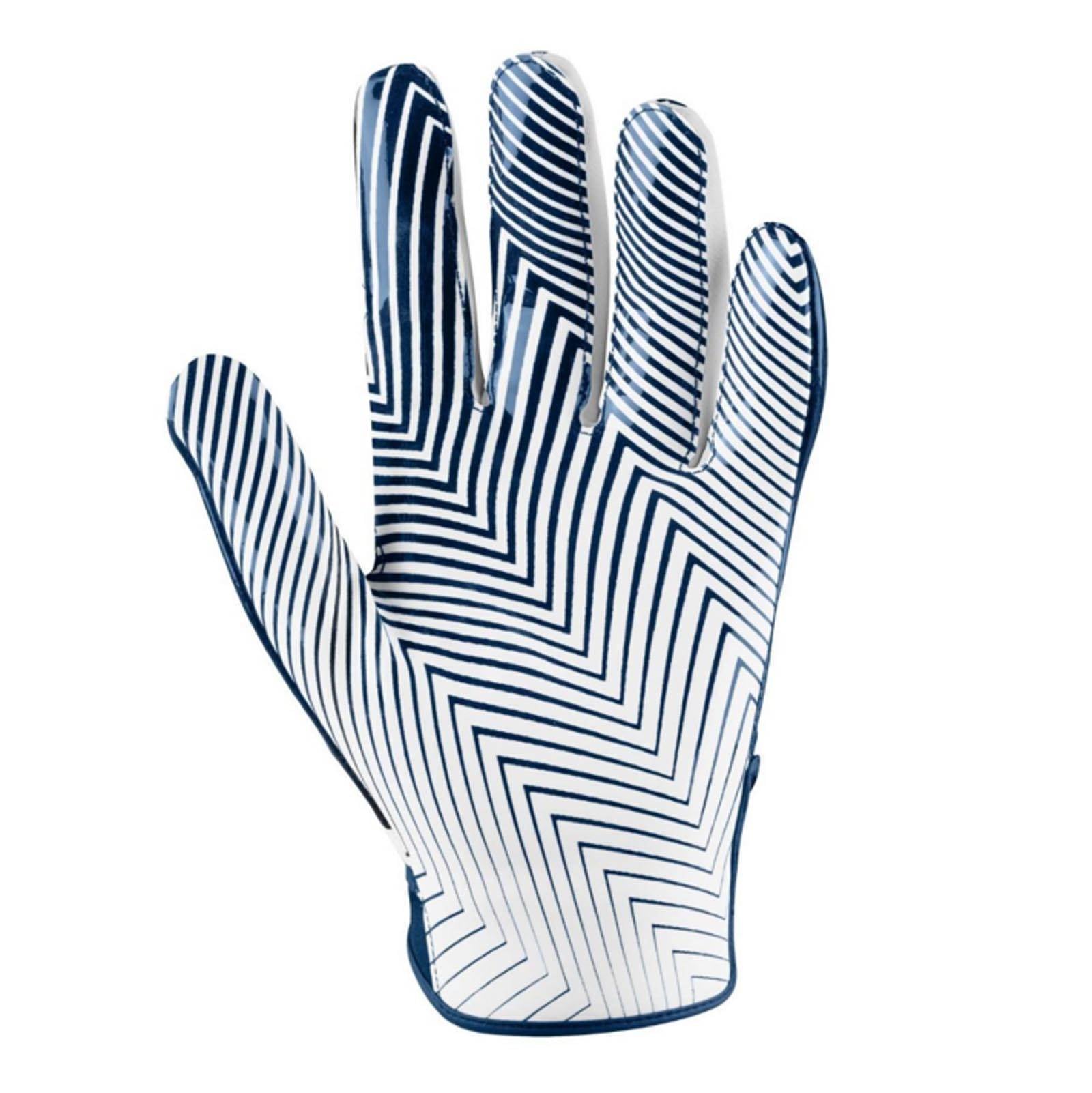 Wilson Authority Skill Receiver Football Gloves | Navy Adult XL (Open Box)