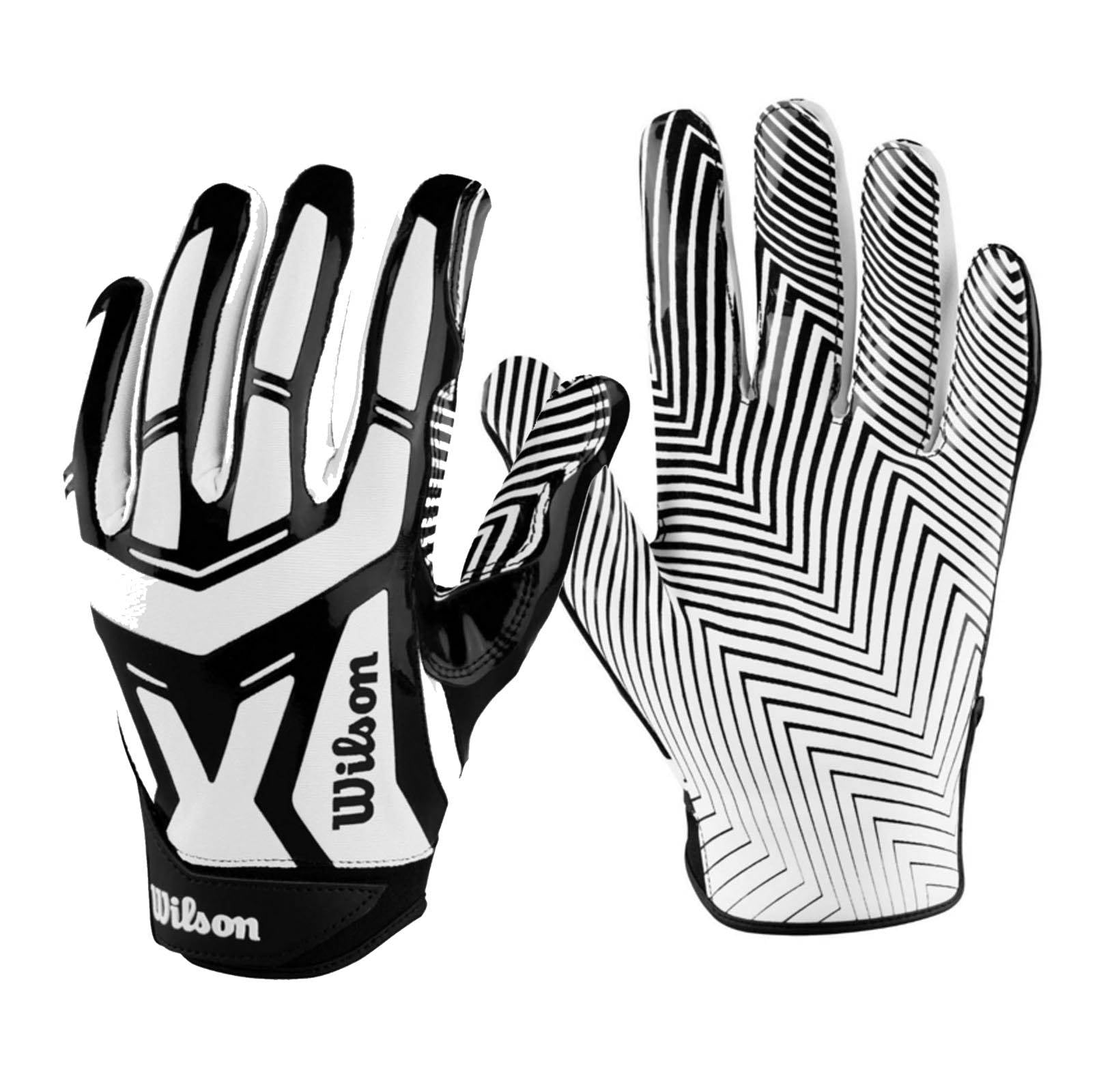 Wilson Authority Skill WR RB QB Receiver Football Gloves Adult Medium - Open Box