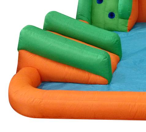 Magic Time Titan Falls with Junior Inflatable Water Slide, Green (Open Box)