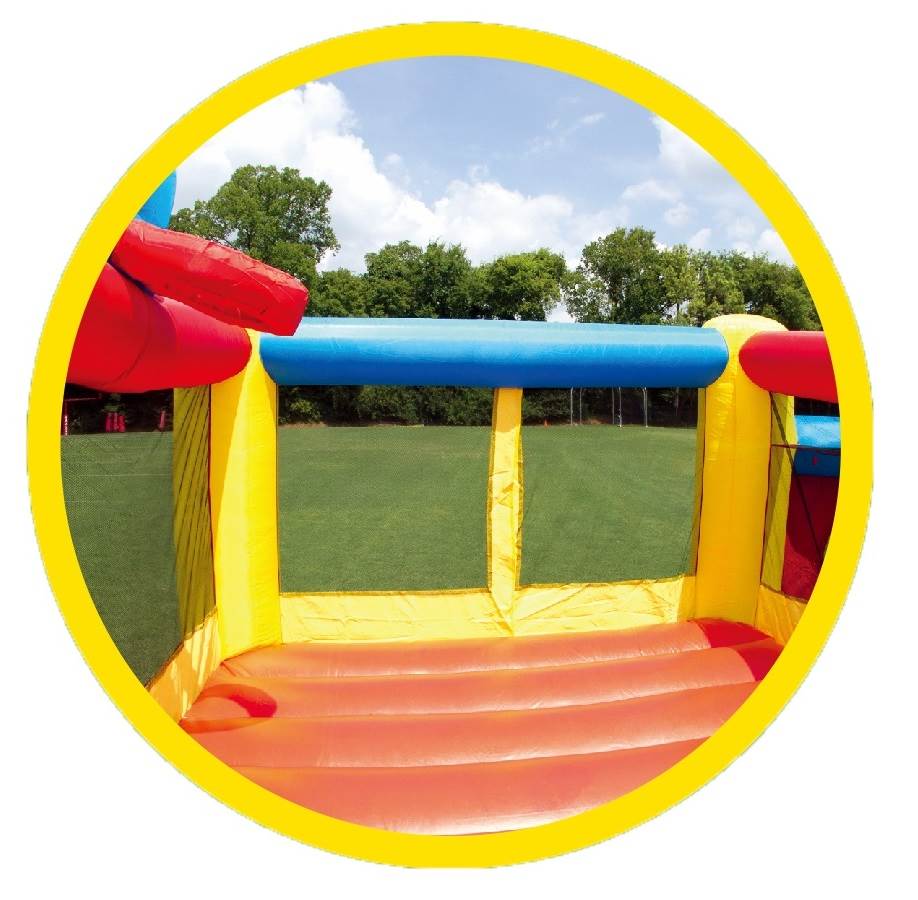 Magic Time Fort Sport Inflatable Bouncer and Slide 4-in-1 Fun House (Open Box)