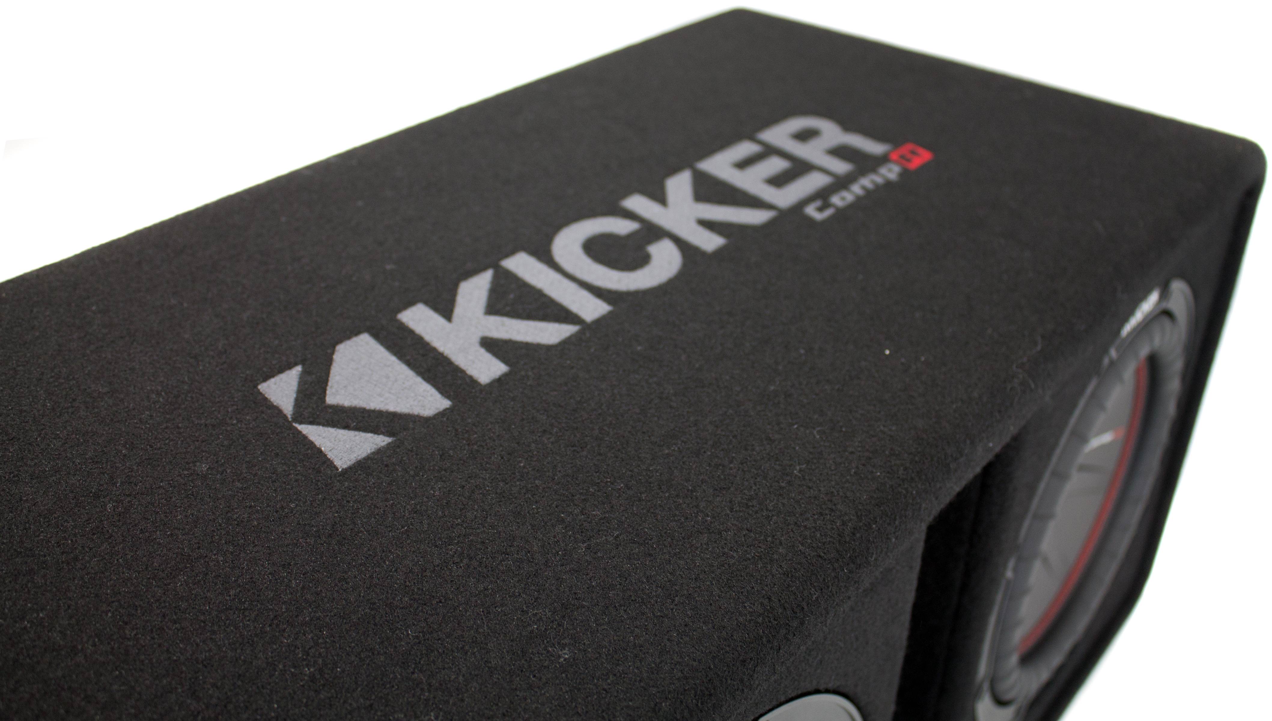 Kicker 43DCWR102 CompR 10" 1600 Watt 2-Ohm Dual Loaded Car Subwoofer Enclosure