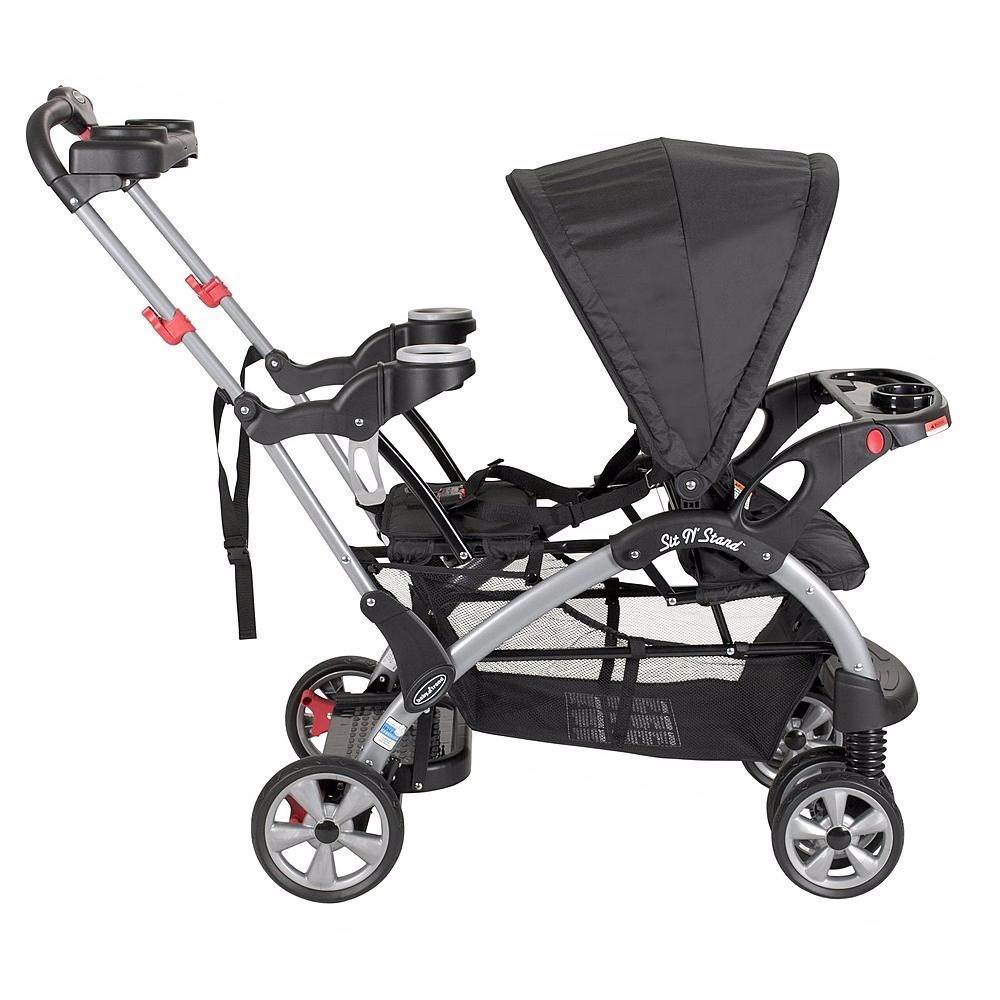 Baby Trend Sit N Stand Ultra Infant Kids Double Stroller, Lagoon (Open Box)