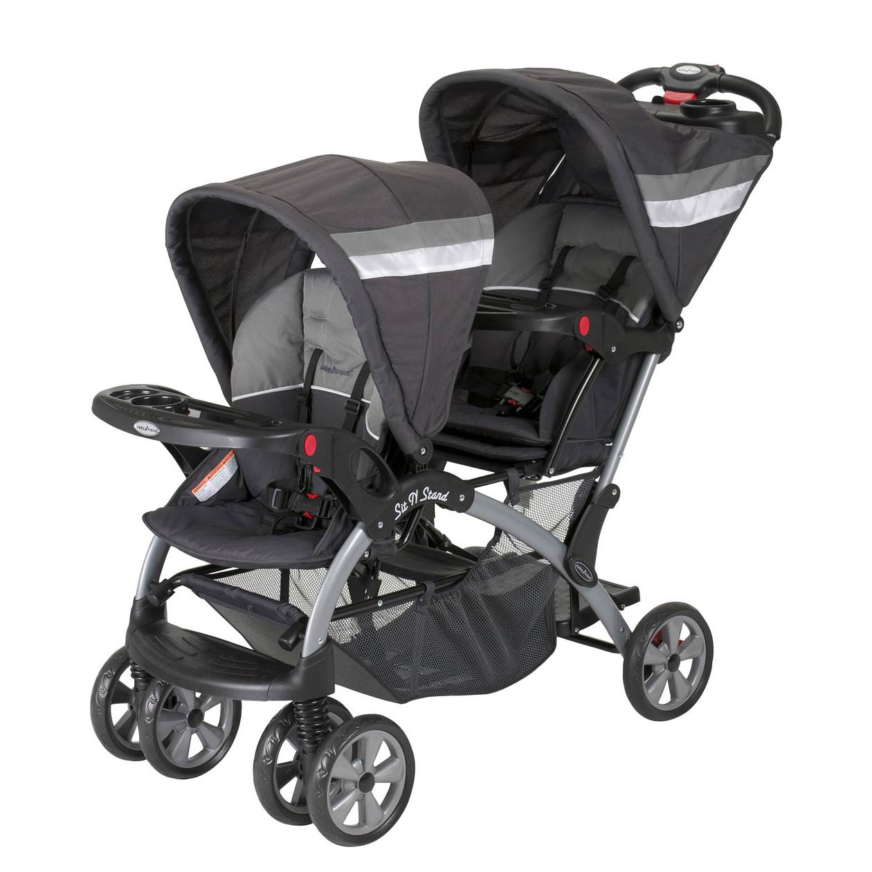 Baby Trend Sit N Stand Double Twin Baby Toddler Stroller, Liberty (Open Box)