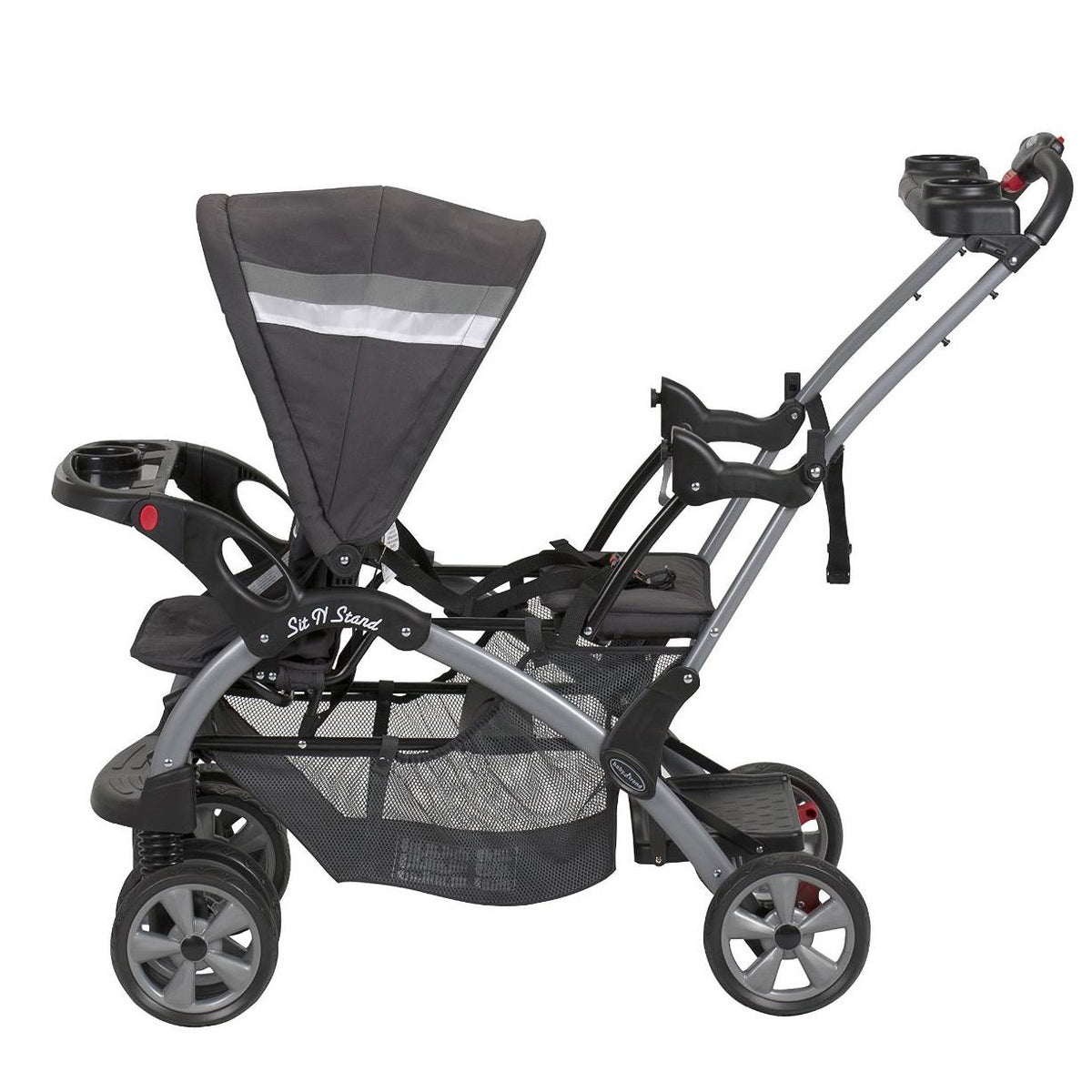 Baby Trend Sit N Stand Double Twin Baby Toddler Stroller, Liberty (Open Box)