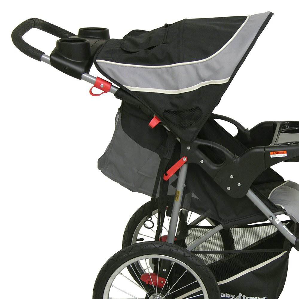 Baby Trend Expedition Jogger Folding Jogging Stroller, Phantom (Open Box)