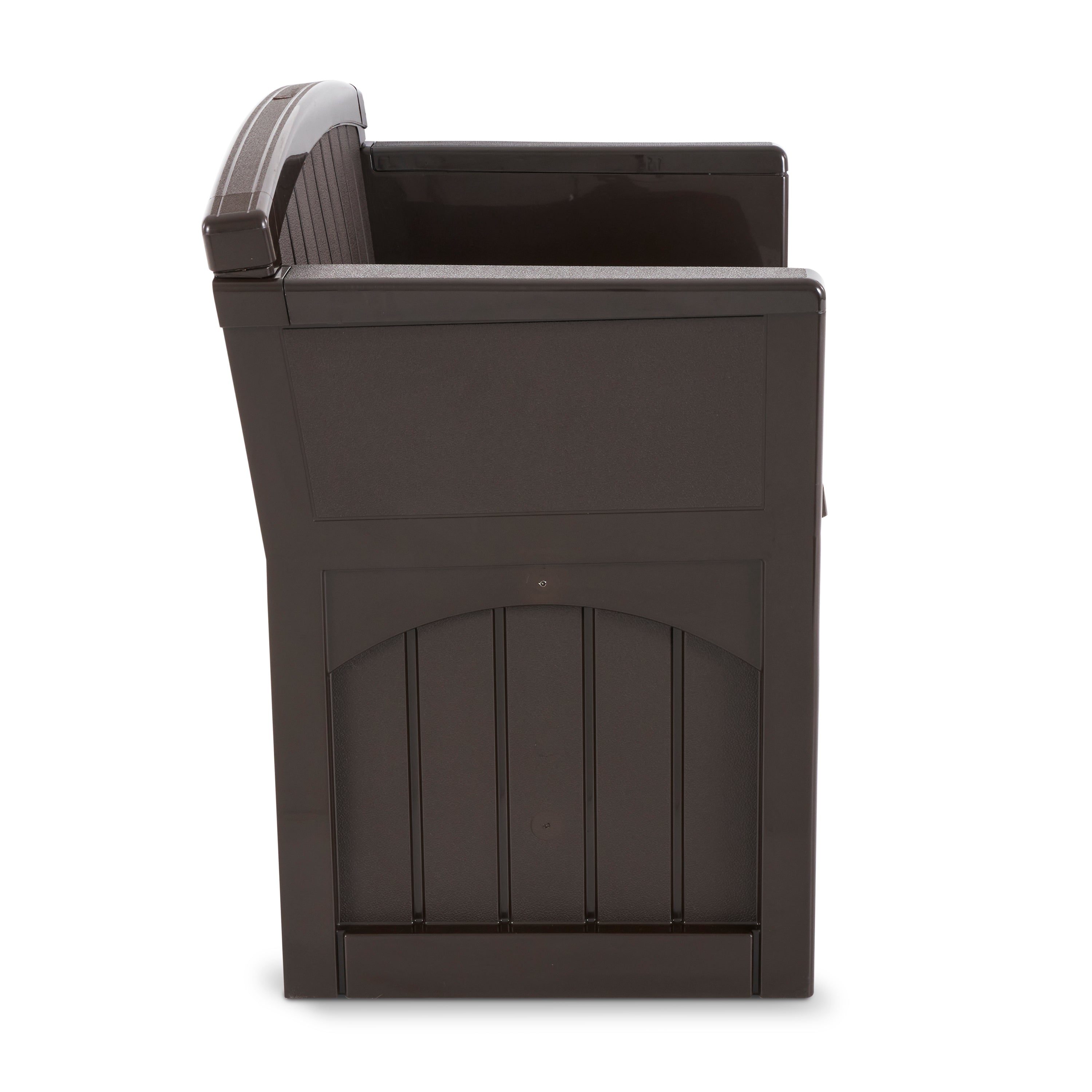 Suncast 31 Gallon Patio Seat Outdoor Storage and Bench Chair PB2600J - Open Box - VMInnovations
