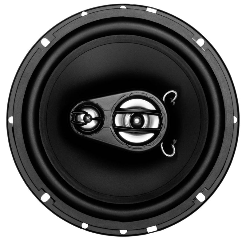 SOUNDSTORM EX365 6.5" 150W 3-Way Car Coaxial Audio 4 Ohm Black Speaker, Pair