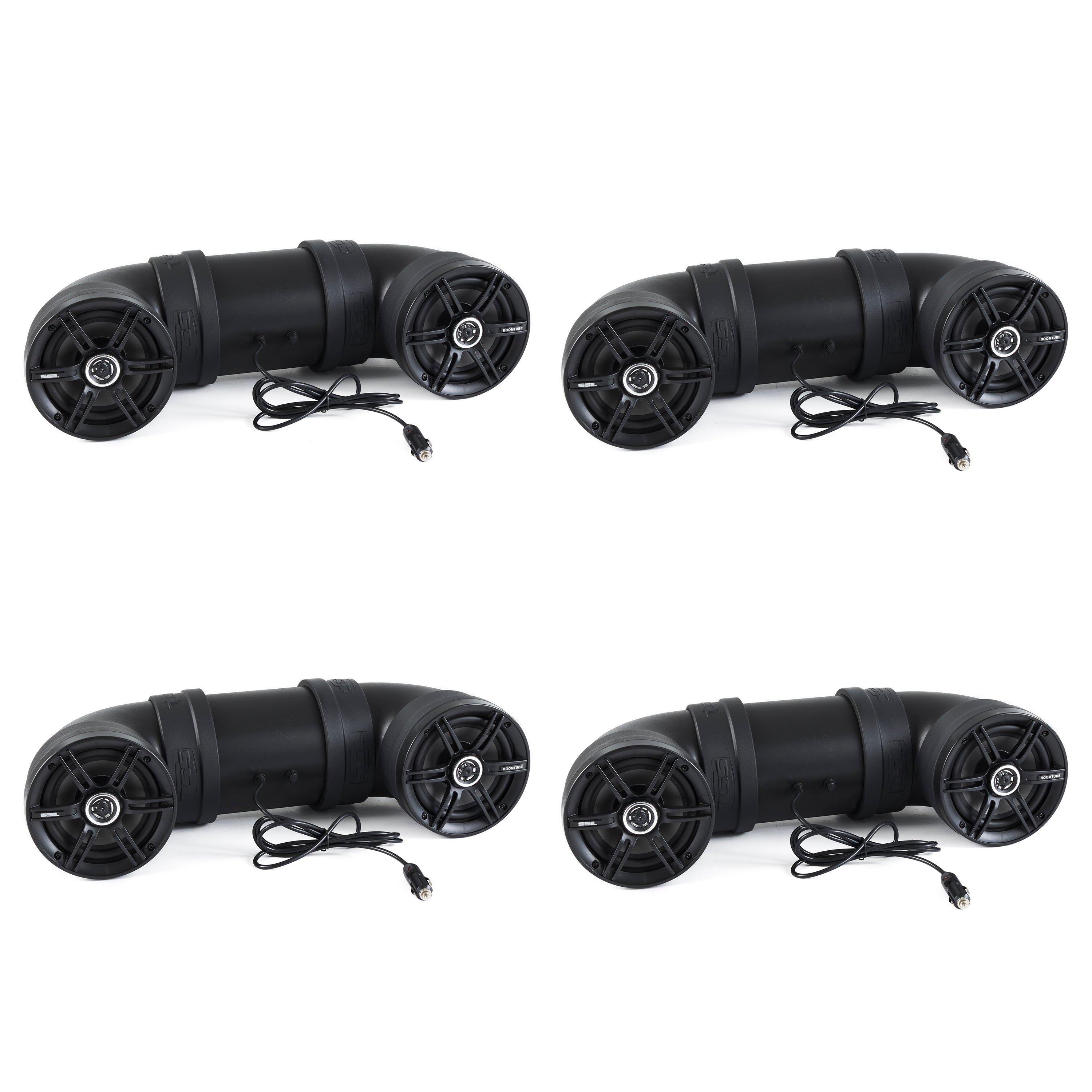 Soundstorm Bluetooth 6.5" 450W ATV/Marine Amplified Tube Speaker (4 Pack)