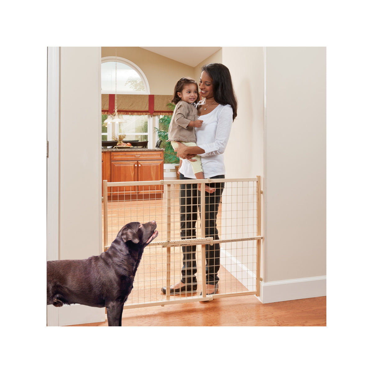 Evenflo Position & Lock Tall & Wide Baby and Pet Safety Doorway & Stairs Gate