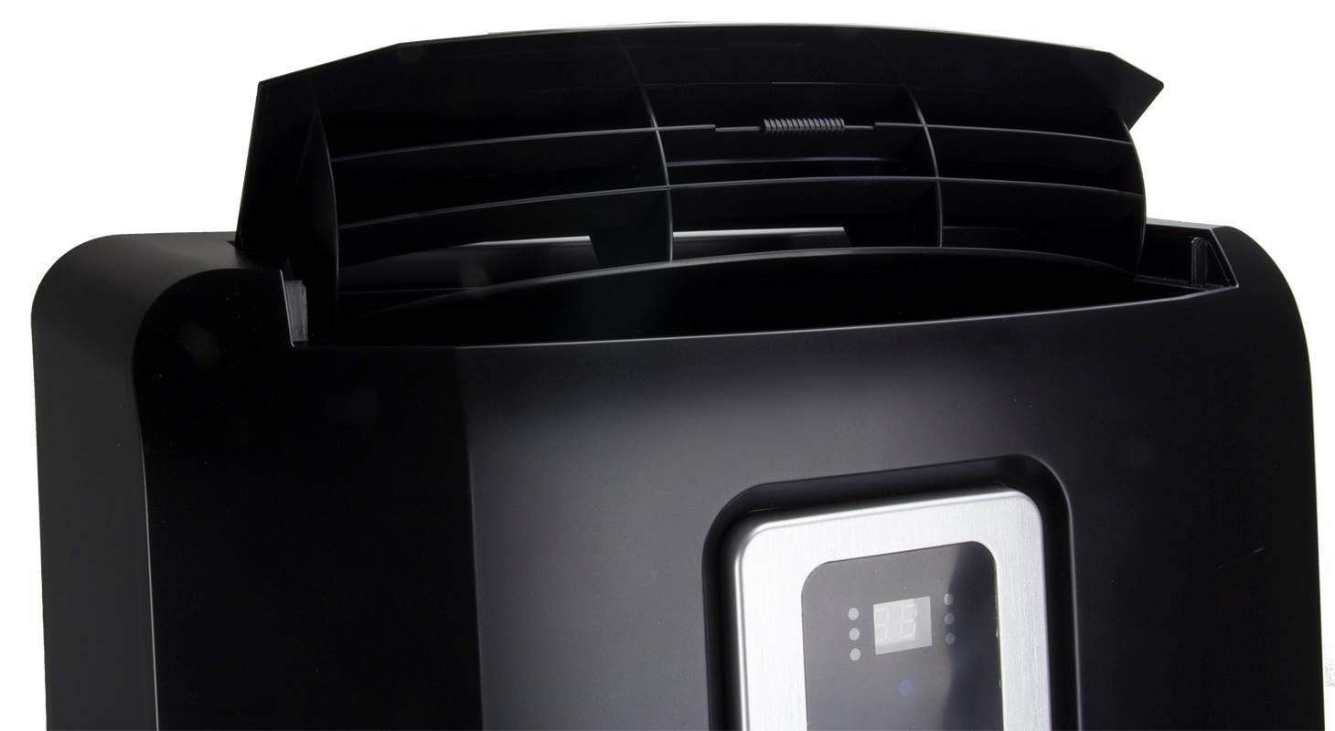 Haier 12,000 BTU Portable Air Conditioner Black w/Window Kit|HPF12XCM (Open Box)
