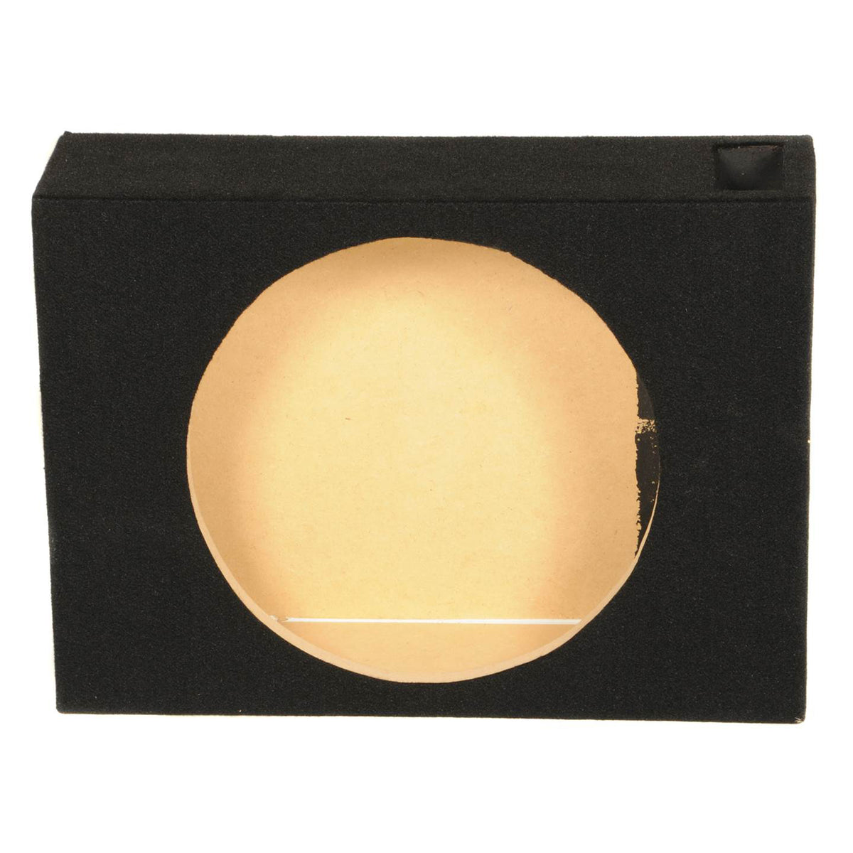 QPower Single 10" Vented Shallow Subwoofer Sub Box Enclosure (Open Box)