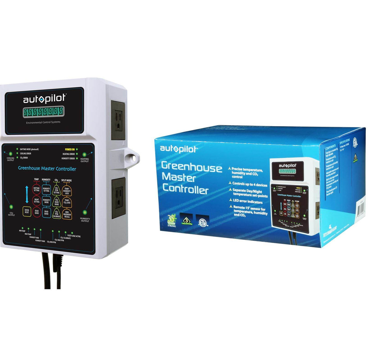 Autopilot Master Greenhouse Controller w/Remote 15' CO2 | APCECOTH (Open Box)
