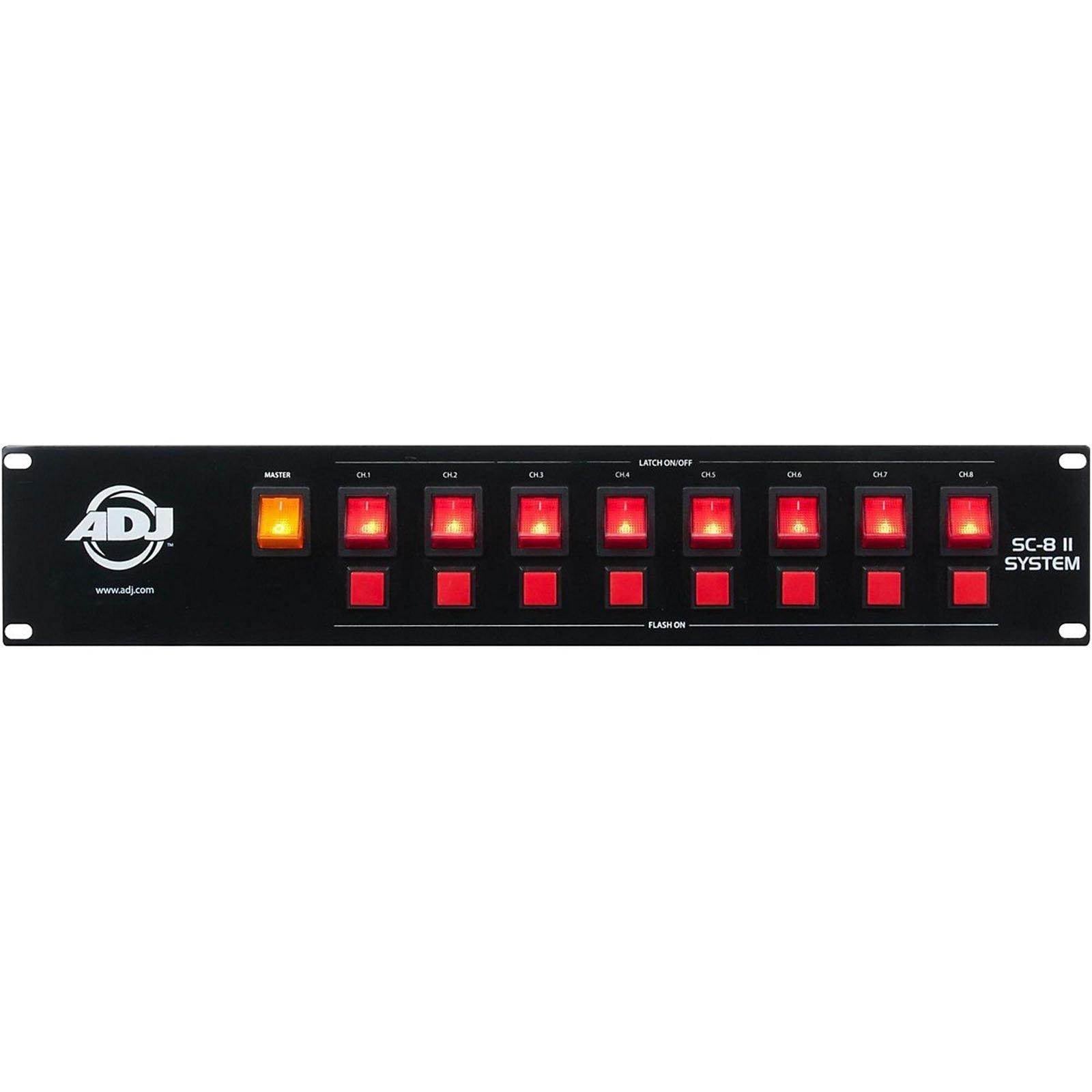 American DJ ADJ SC-8 II System 8 Ch Low Voltage Switch Controller w/ Relay Pack - VMInnovations