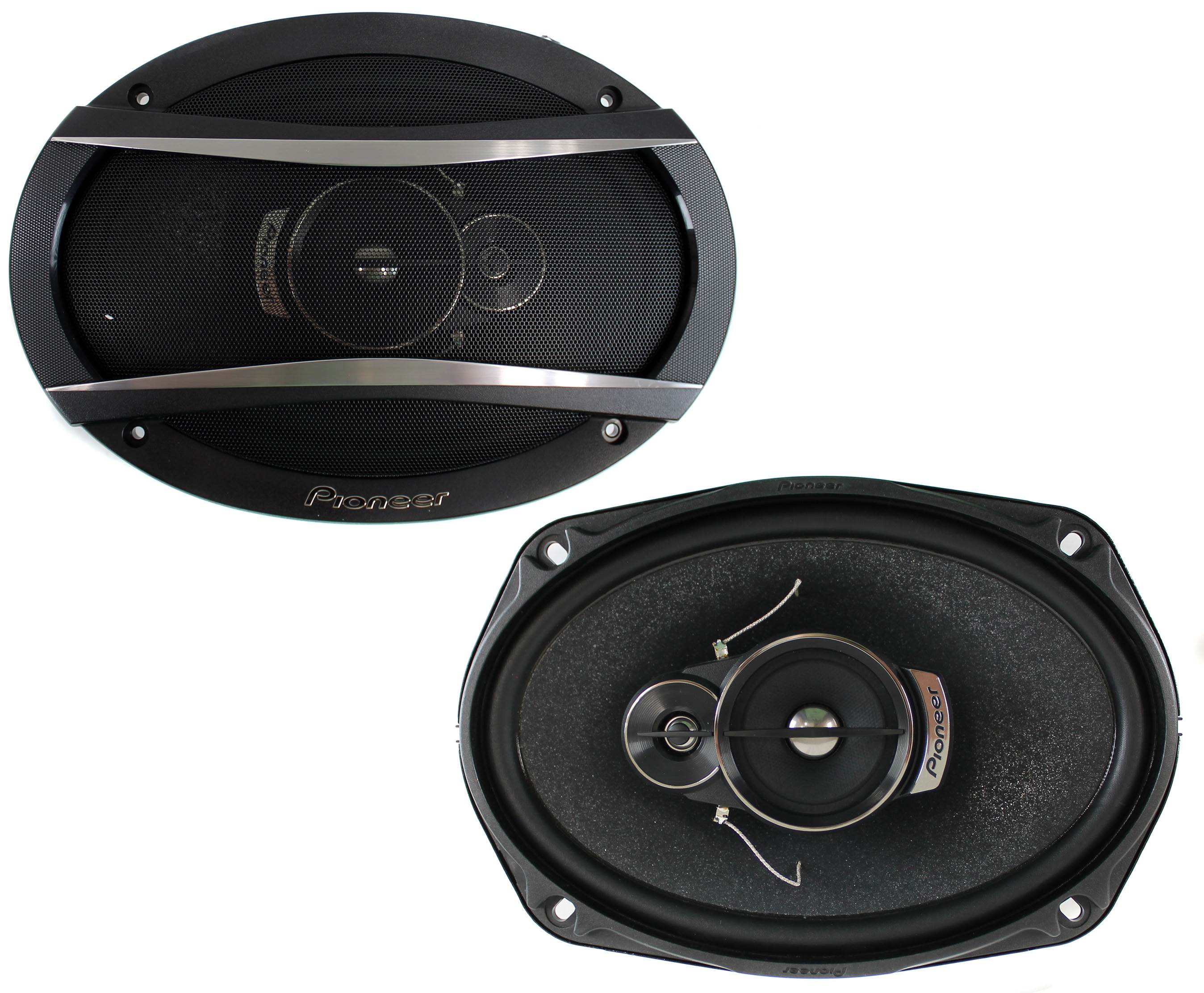 2) Pioneer 6x9 Inch 3-Way 420 Watt Car Coaxial Audio Stereo Speakers (Open Box)