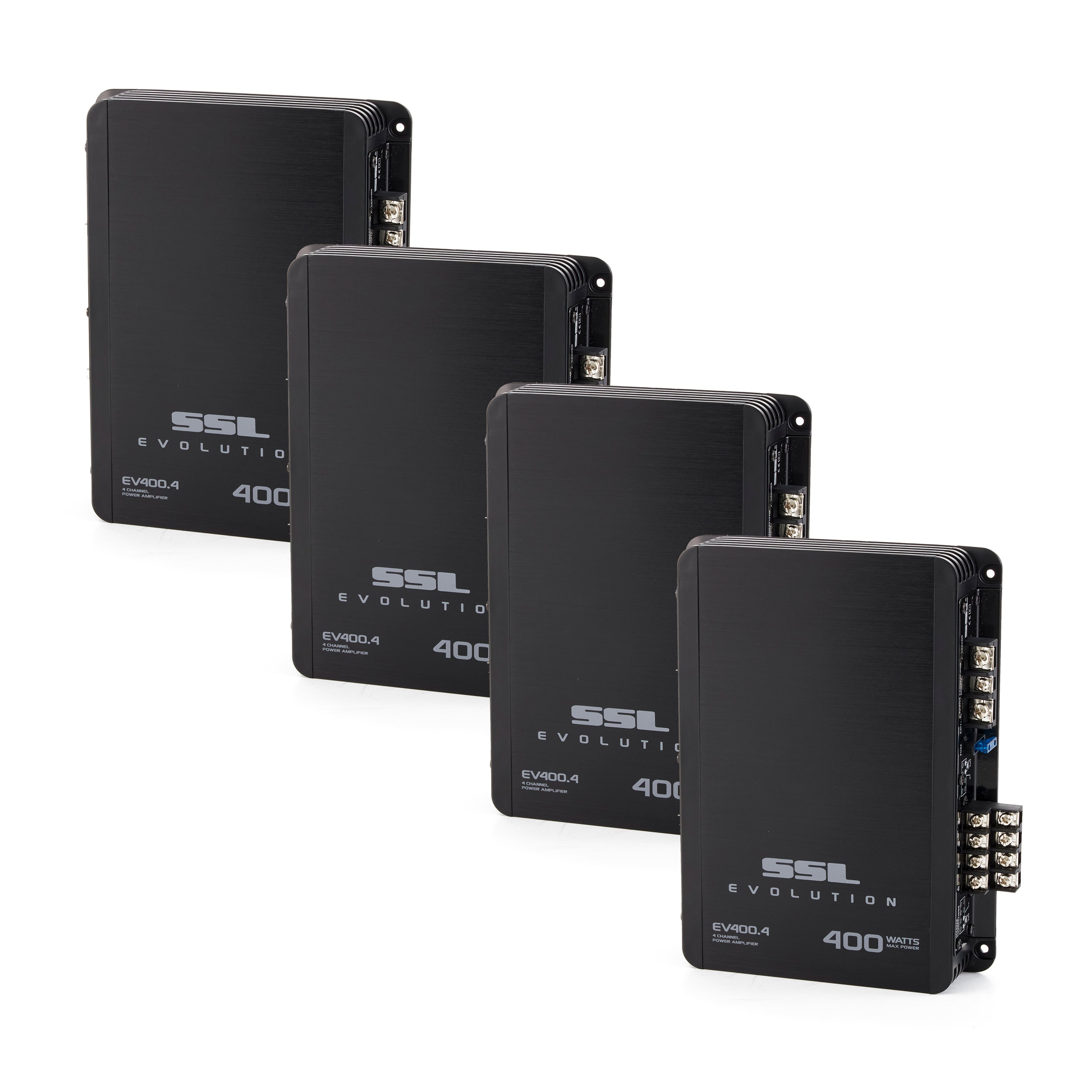 Soundstorm EV400.4 400W 4 Channel Car Power Amplifier Mosfet SSL (4 Pack)