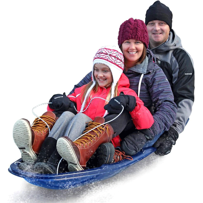 Paricon Flexible Flyer Winter Trek Sled w/ Tow Rope, Ages 4+, 66" (Open Box)