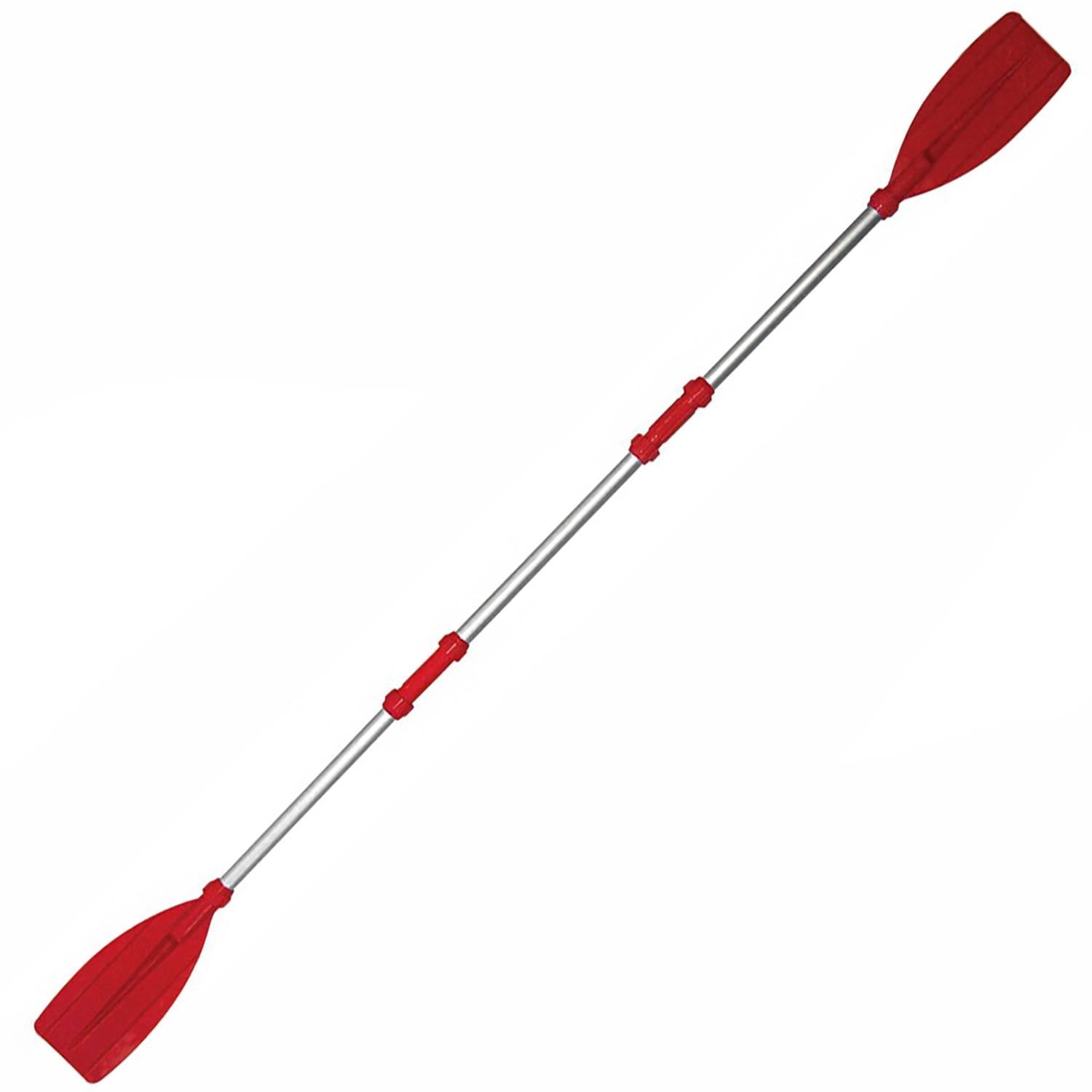 Kwik Tek Airhead Portable 3-Section Aluminum Kayak Paddle, Red (Open Box)