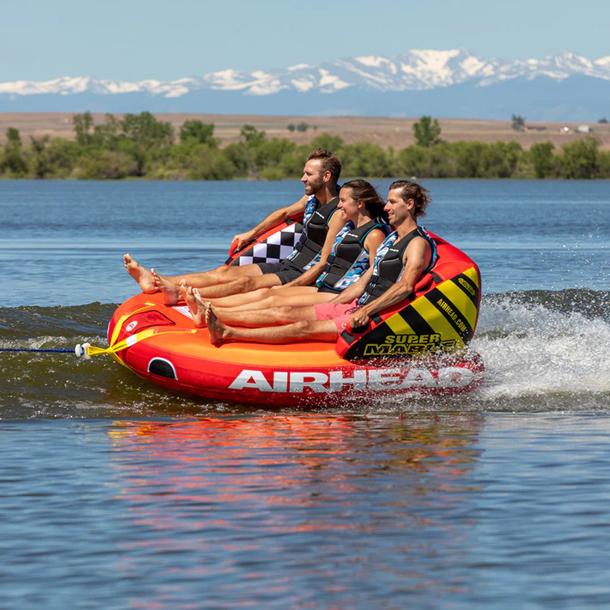 SPORTSSTUFF Super Mable Triple Rider Lake Boat Towable Tube (For Parts)