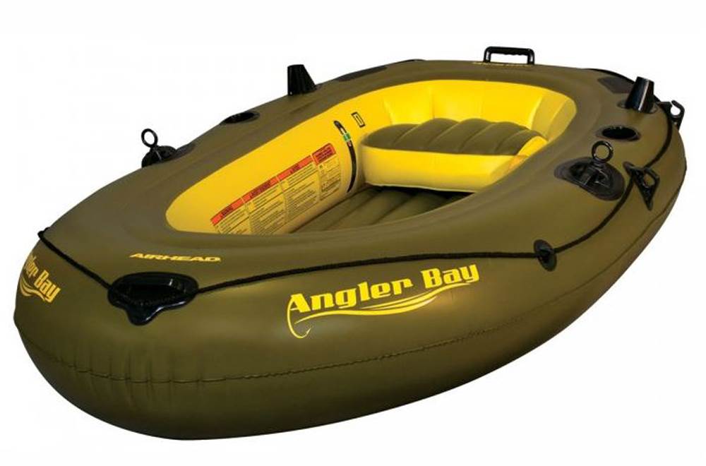 Airhead Angler Bay Lightweight & Portable Inflatable Fishing Boat (Open Box)
