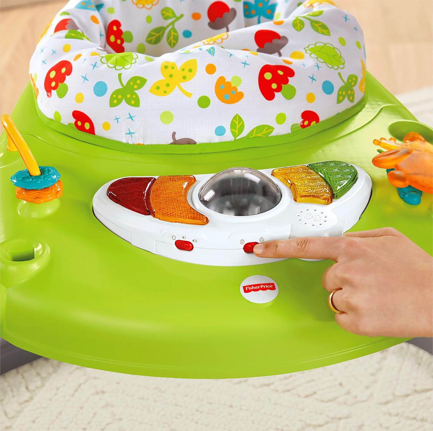 Fisher Price Woodland Friends Baby Jumperoo Infant Play Bouncer | CBV62