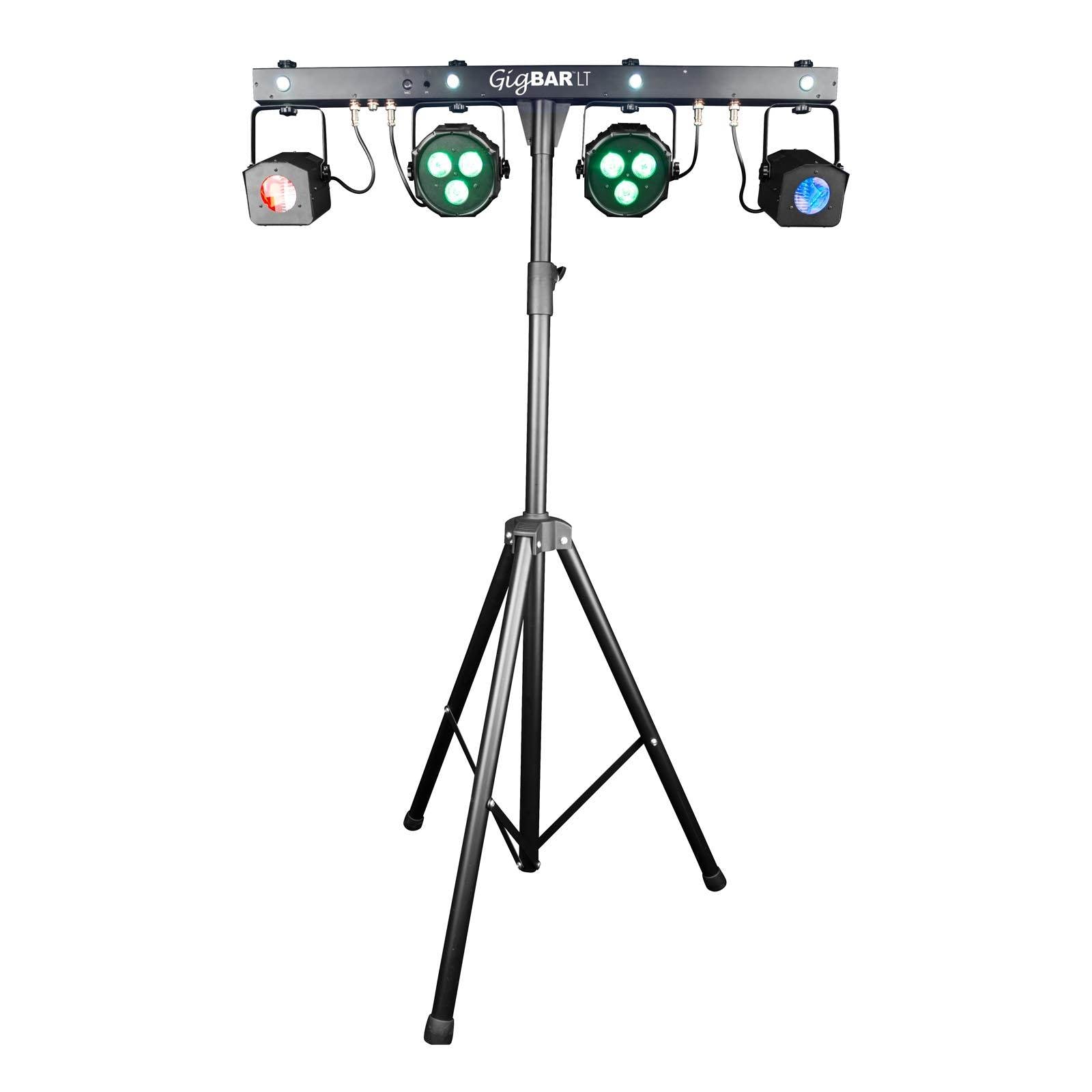 Chauvet DJ GigBAR LT Moonflower Wash & Strobe LED Lighting System + Fog Machine