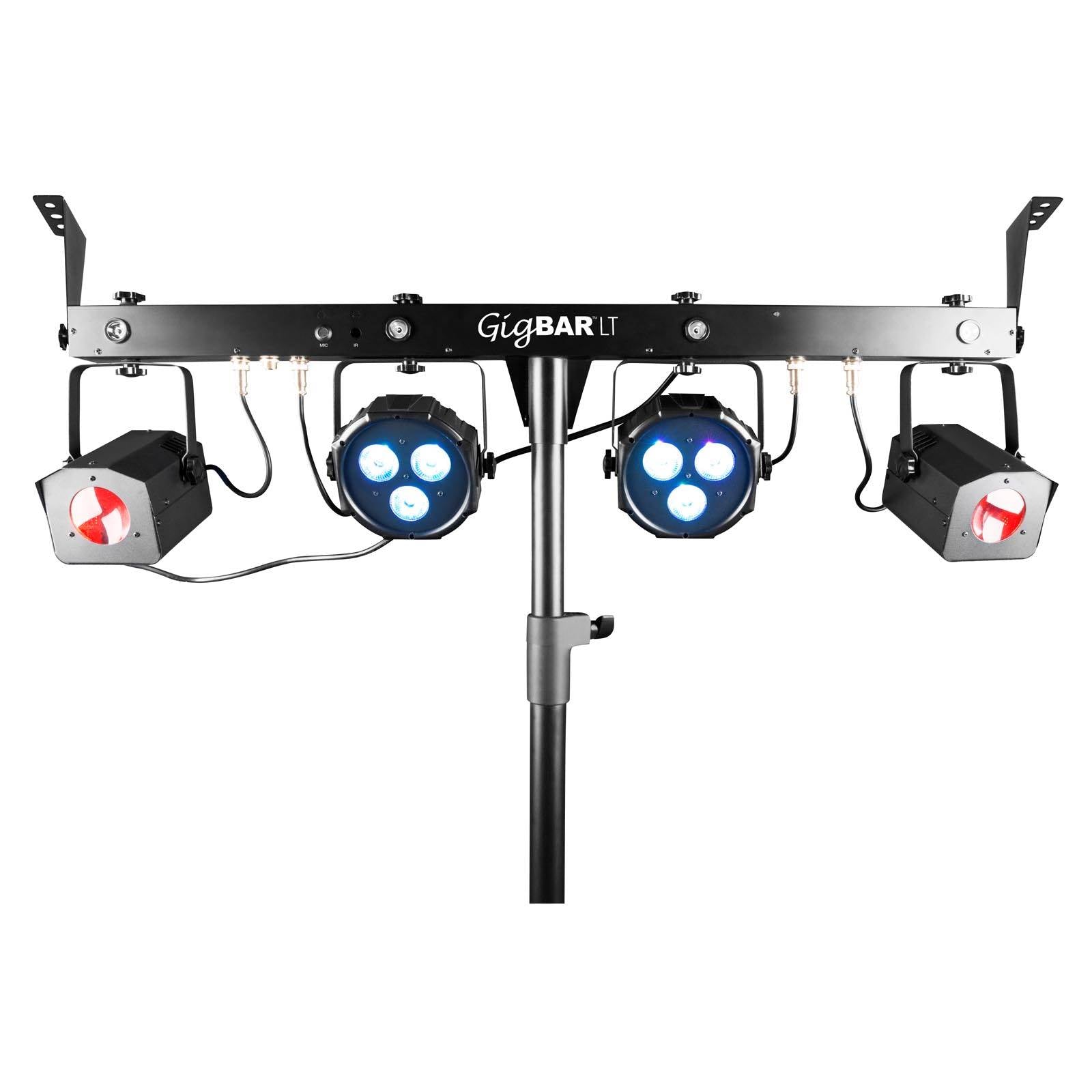Chauvet DJ GigBAR LT Moonflower Wash & Strobe LED Lighting System + Fog Machine