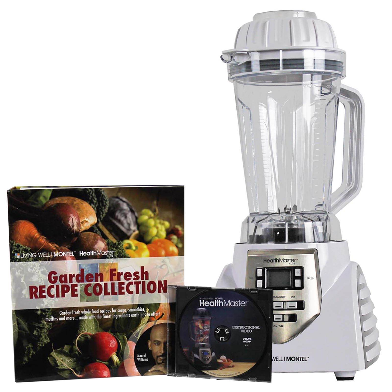 Montel Williams 1200 Watt 8-Speed HealthMaster Elite Blender (Missing Recipes)
