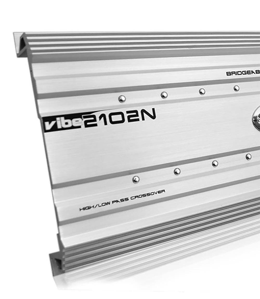 Lanzar Vibe 6000 Watt 2 Channel Bridgeable Full Car Stereo Mosfet Amplifier