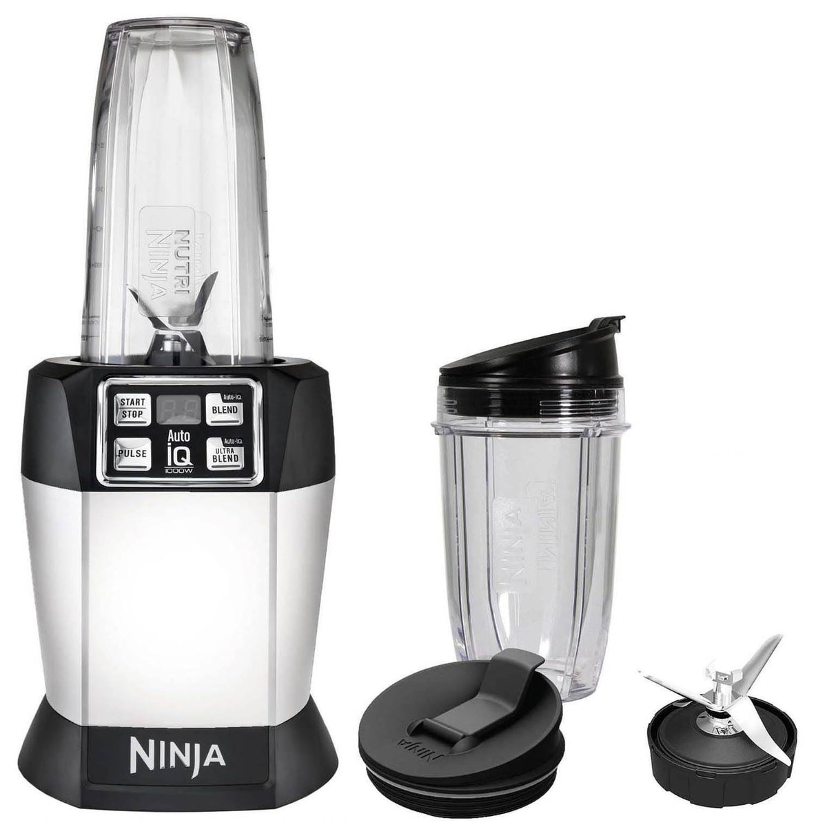 Nutri Ninja Auto-iQ (BL480) 1000 Watt Digital Blender (Open Box)