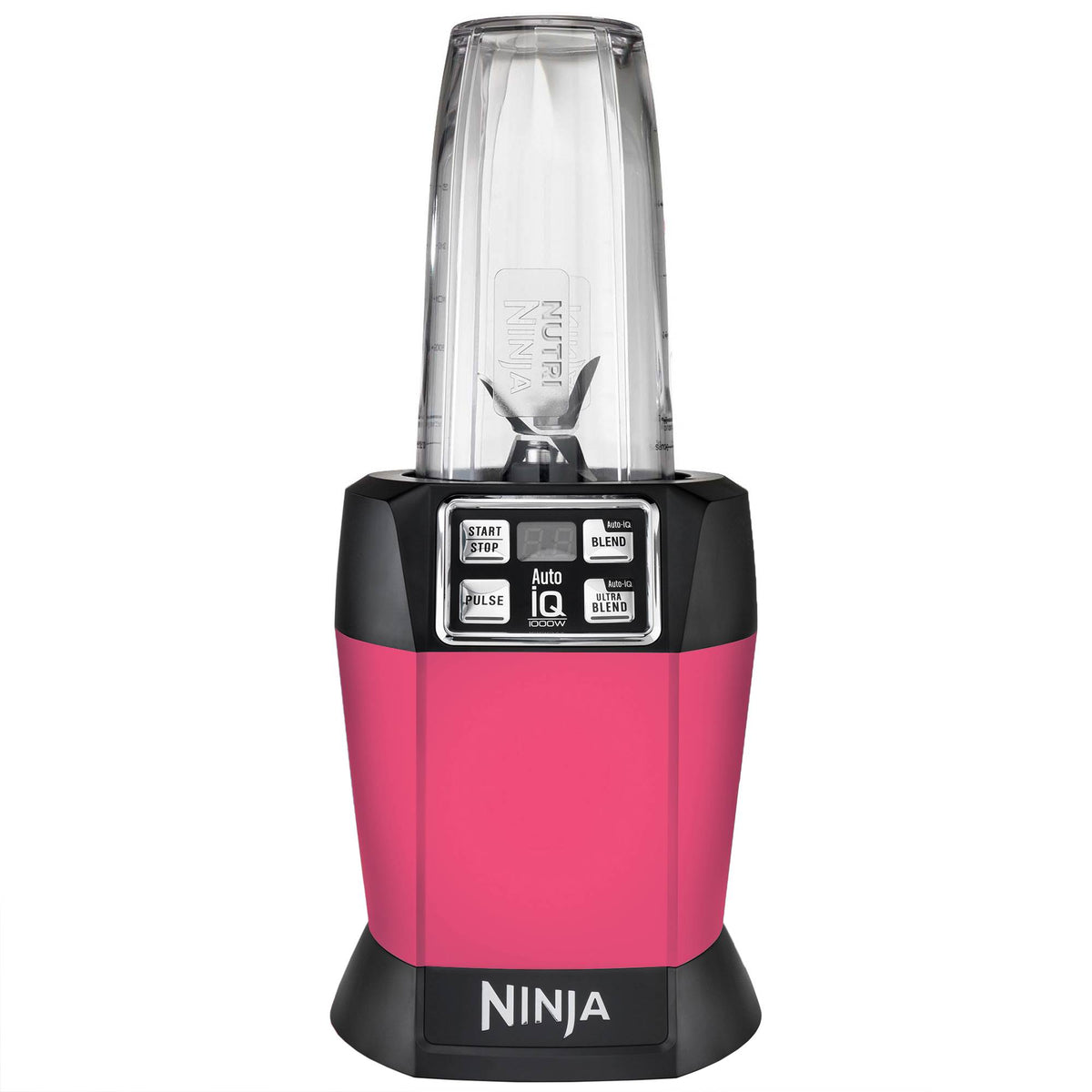 Ninja Auto-iQ Nutri Ninja 1000W Blender, Pink Refurbished| BL483 (Open Box)