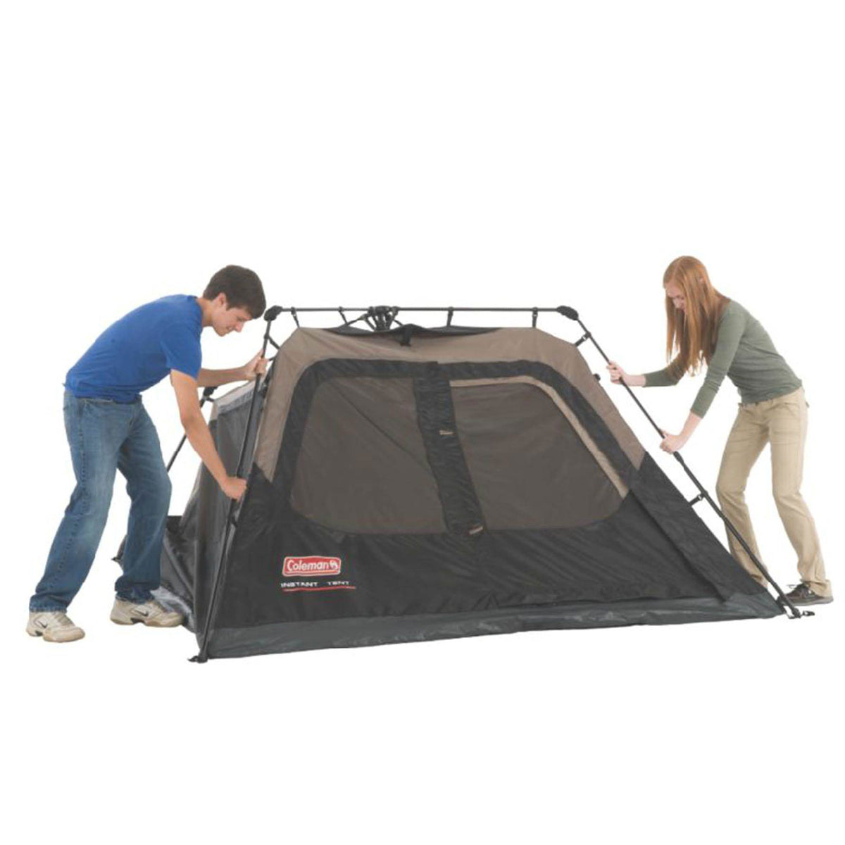 Coleman Outdoor Camping 4-Person Instant Tent 8 x 7 Feet w/ WeatherTec (Used)