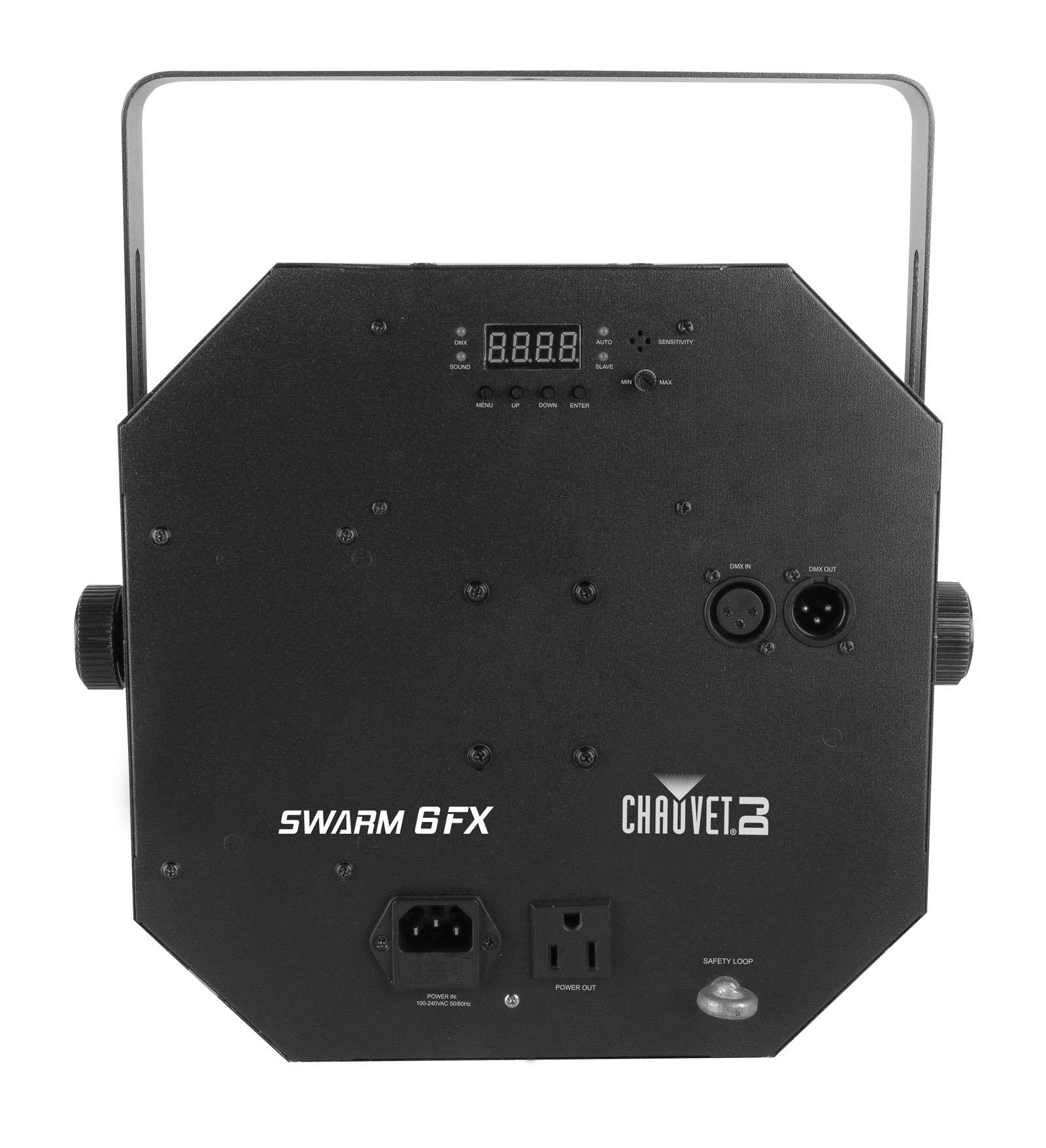 CHAUVET DJ Swarm Wash FX 4-in-1 LED Derby Wash Light Effect w/ Strobe and Laser