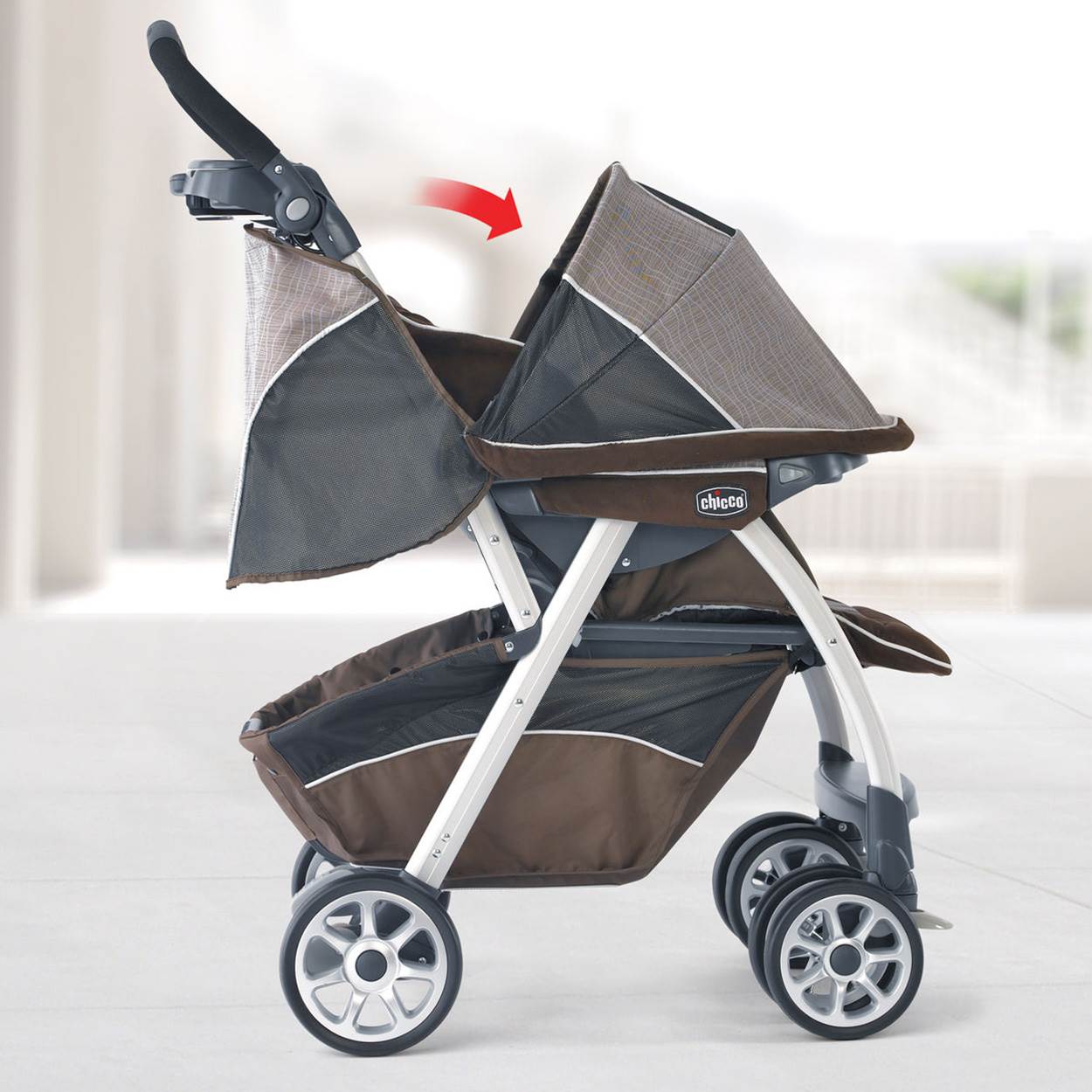 Chicco Cortina Magic Stroller for KeyFit Car Seats | Solare (Open Box)