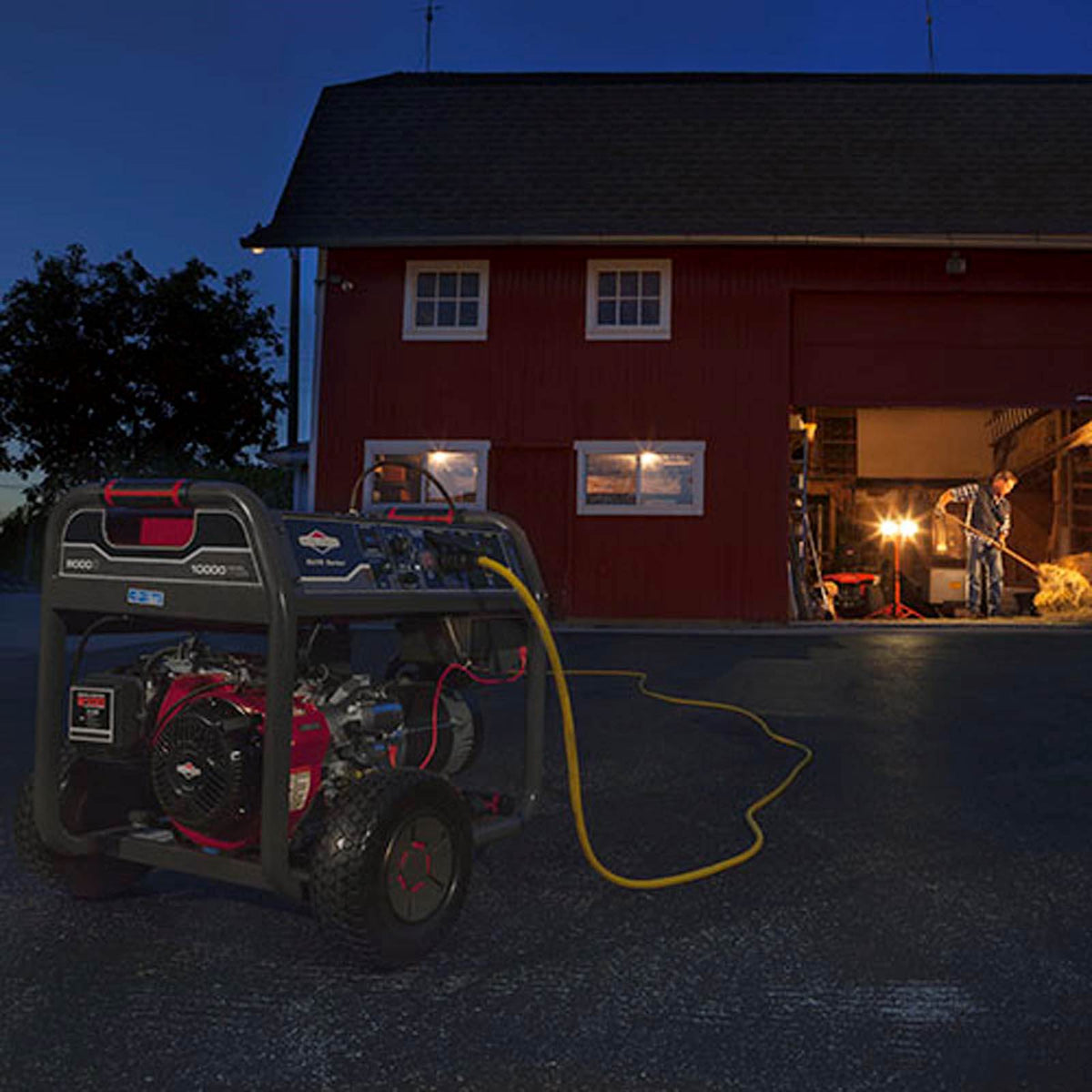 Briggs & Stratton 8000W Running&10000W Starting Portable Gas Generator(Damaged)