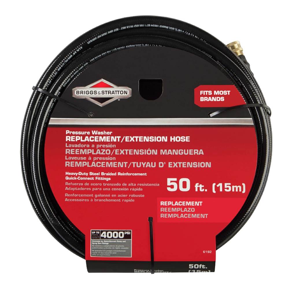 Briggs & Stratton Pressure Washer Extension Hose, 50 Feet Long (Open Box)