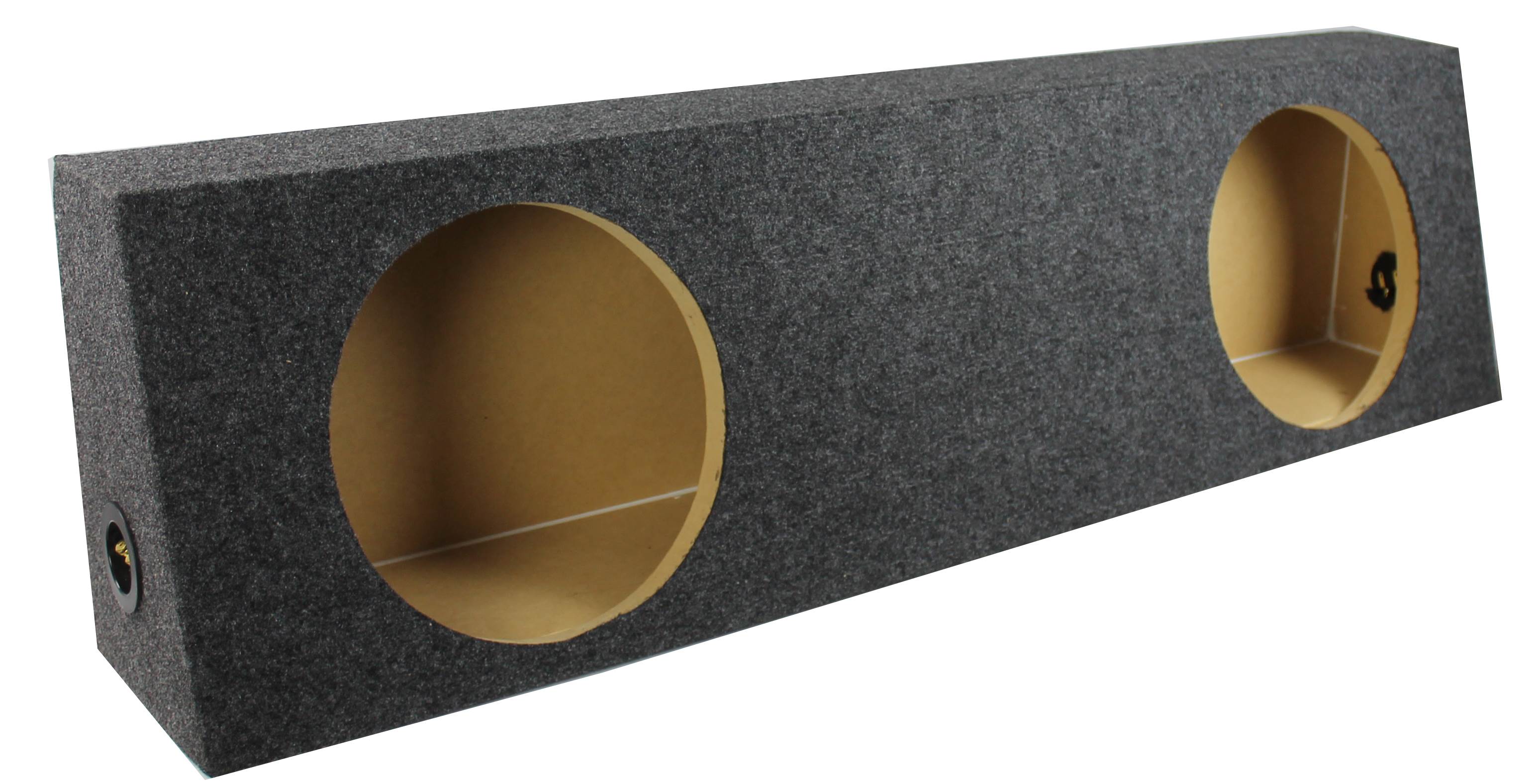 Q Power Dual 12" Sealed Heavy Duty Truck Subwoofer Box Enclosure (Open Box)