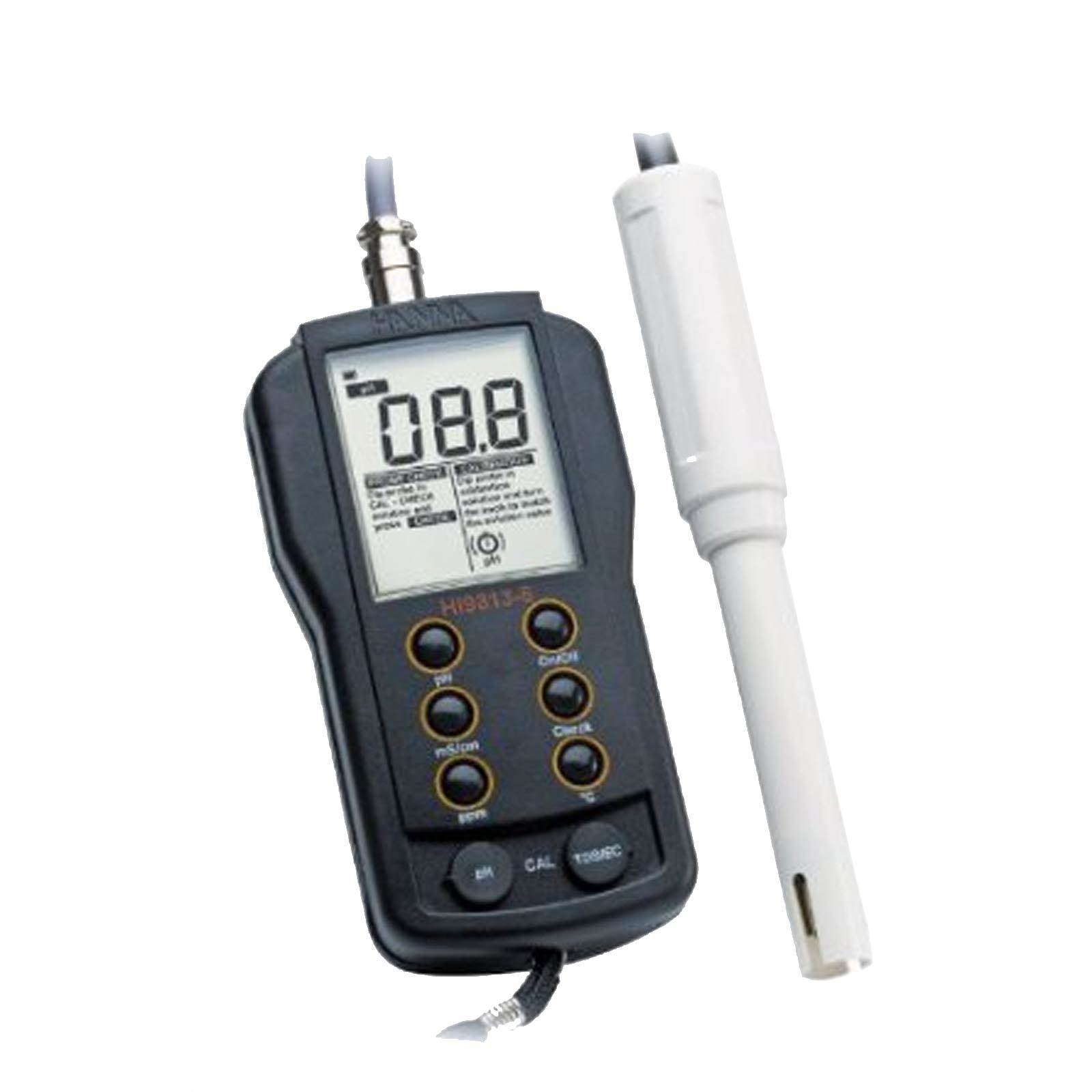 Hanna Instruments Grochek pH/EC/TDS/C Portable Meter with Cal Check (Open Box)