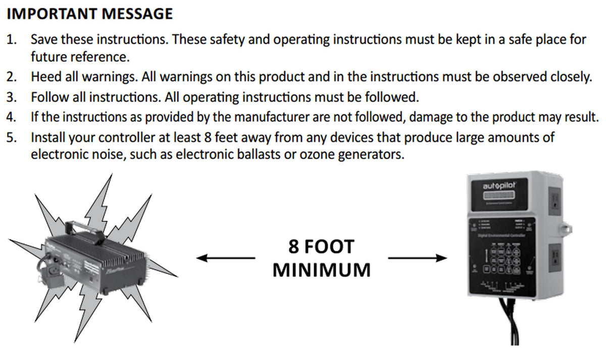 AutoPilot Garden Temp Co2 Environmental Controller | APCETHD - Open Box