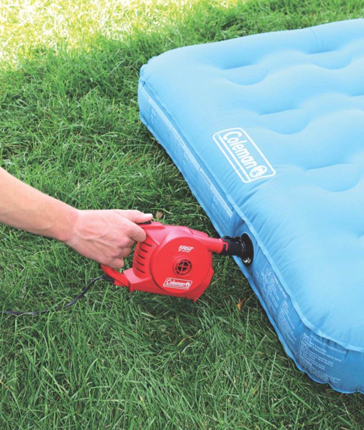 Coleman QuickPump 12V Car Boat Outlet Inflate Quick Pump w/ Adaptors (Open Box)