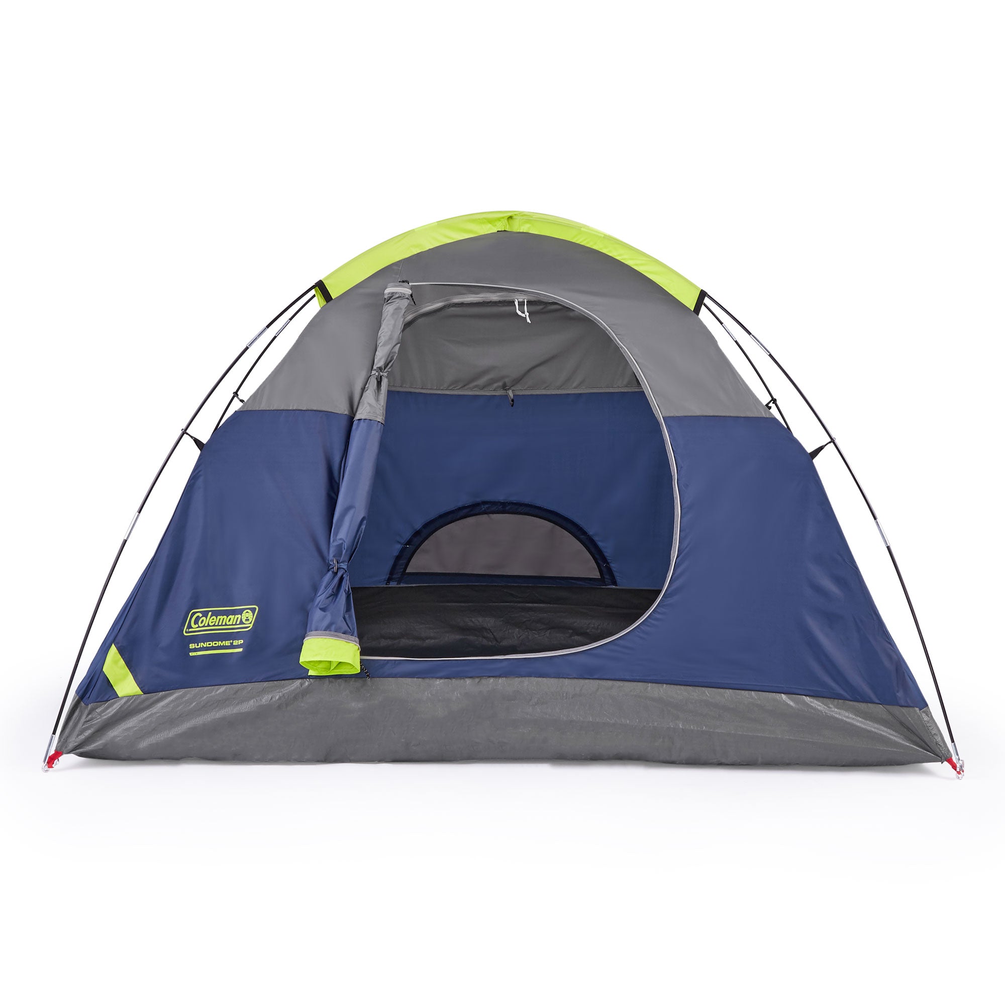Coleman Sundome 2 Person Hiking & Camping Tent w/ Rainfly Awning (Open Box)