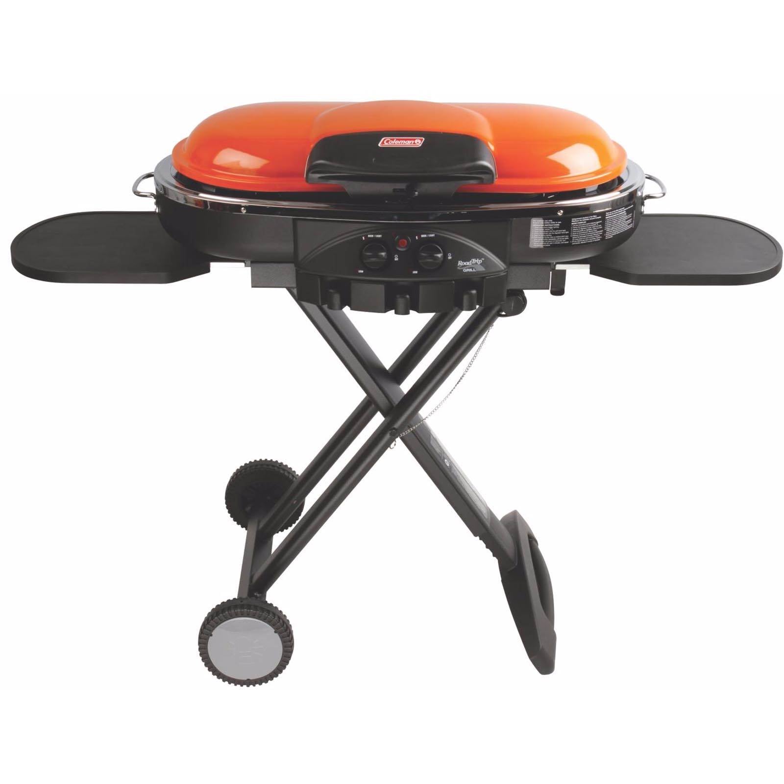 Coleman Portable Tailgating Camping Roadtrip LXE Propane Grill Orange (Open Box)