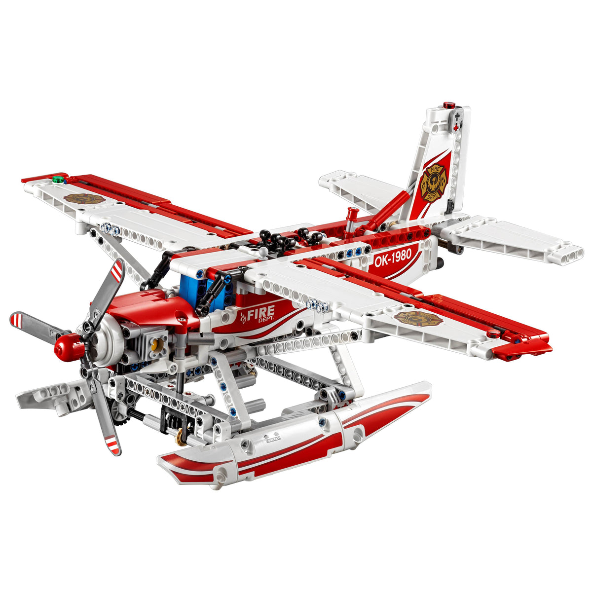 LEGO Technic Transforming Fire Fighting Plane and Jet Plane Kit (Open Box)