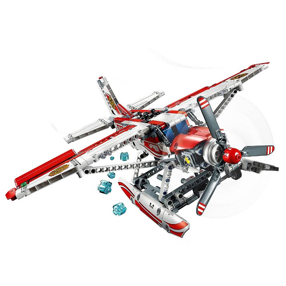 LEGO Technic Transforming Fire Fighting Plane and Jet Plane Kit (Open Box)