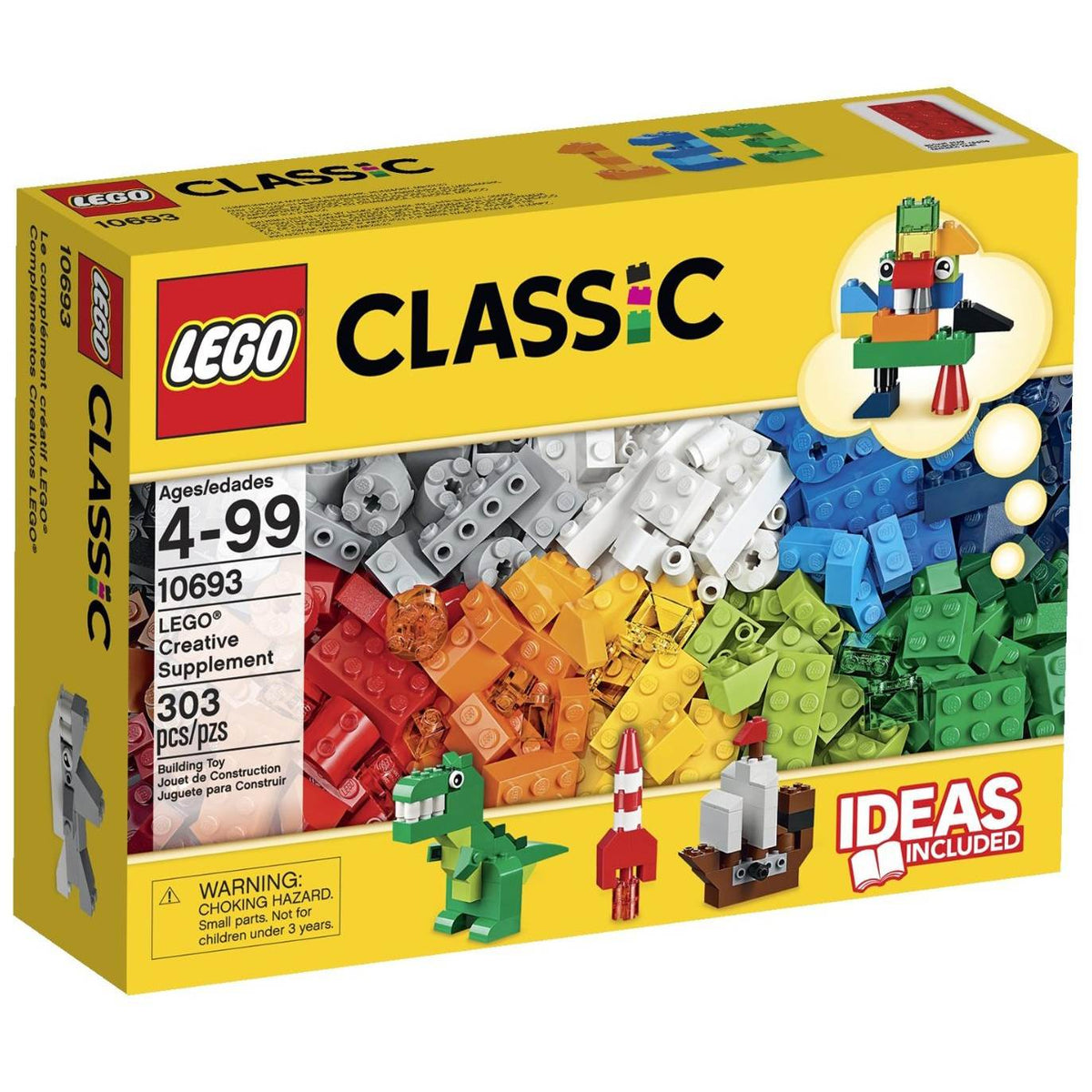 LEGO Classic Creative Supplement for All Builders with 303 Pieces (Open Box)