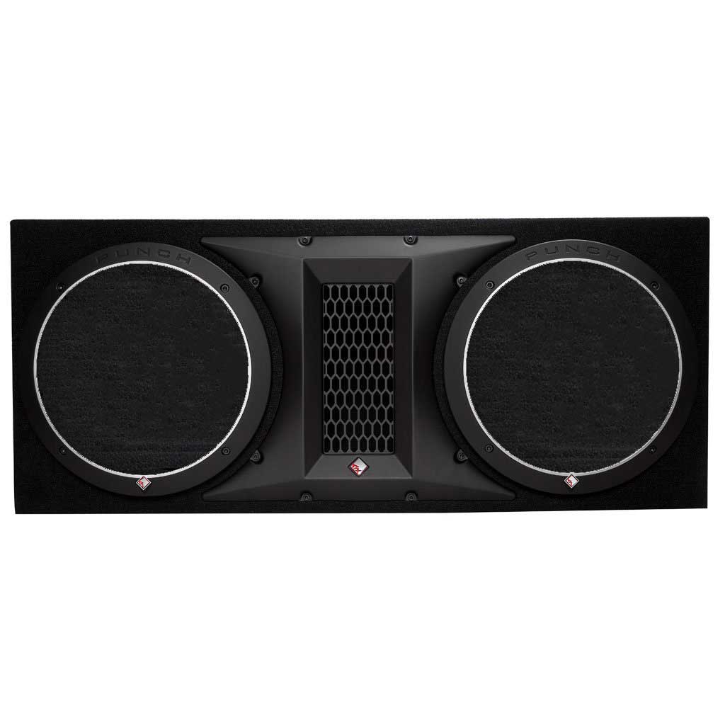 Rockford Fosgate 1000W Punch Dual P1 10 Inch Loaded Subwoofer Enclosure P1-2X10