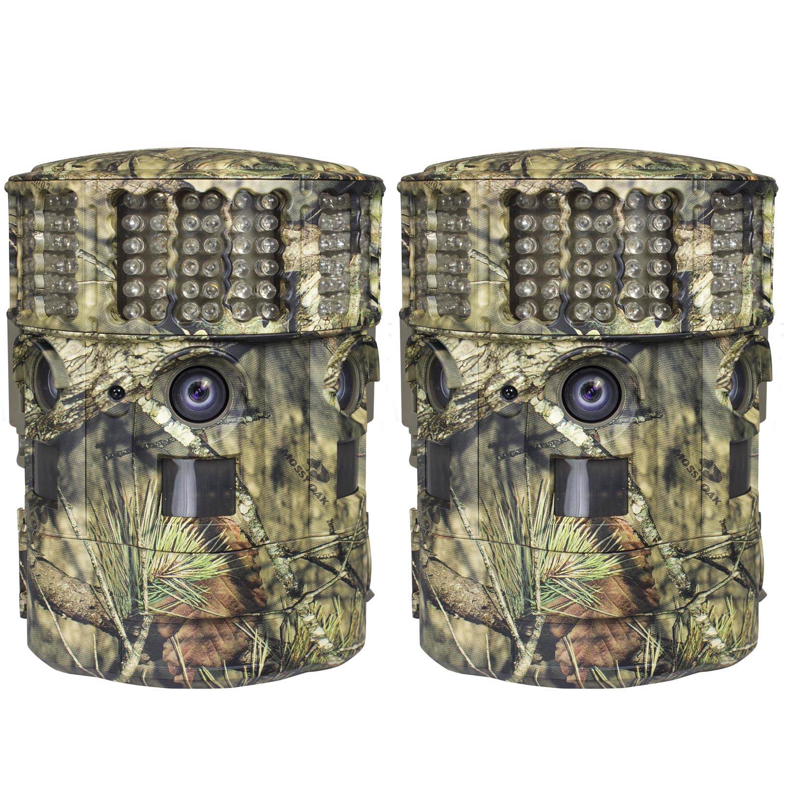 (2) Moultrie No Glow 14MP Panoramic 180i Infrared Game Hunting Cameras | P-180i