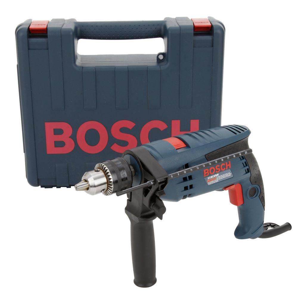 Bosch Corded 120V 0.5-Inch Variable Speed Hammer Drill (Refurbished, Open Box)